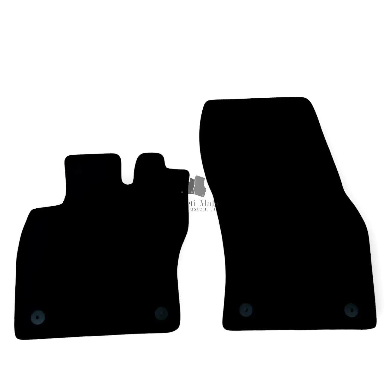 Car Floor Mats Velour For VW Caddy VAN Waterproof Black Carpet Auto Liners NEW