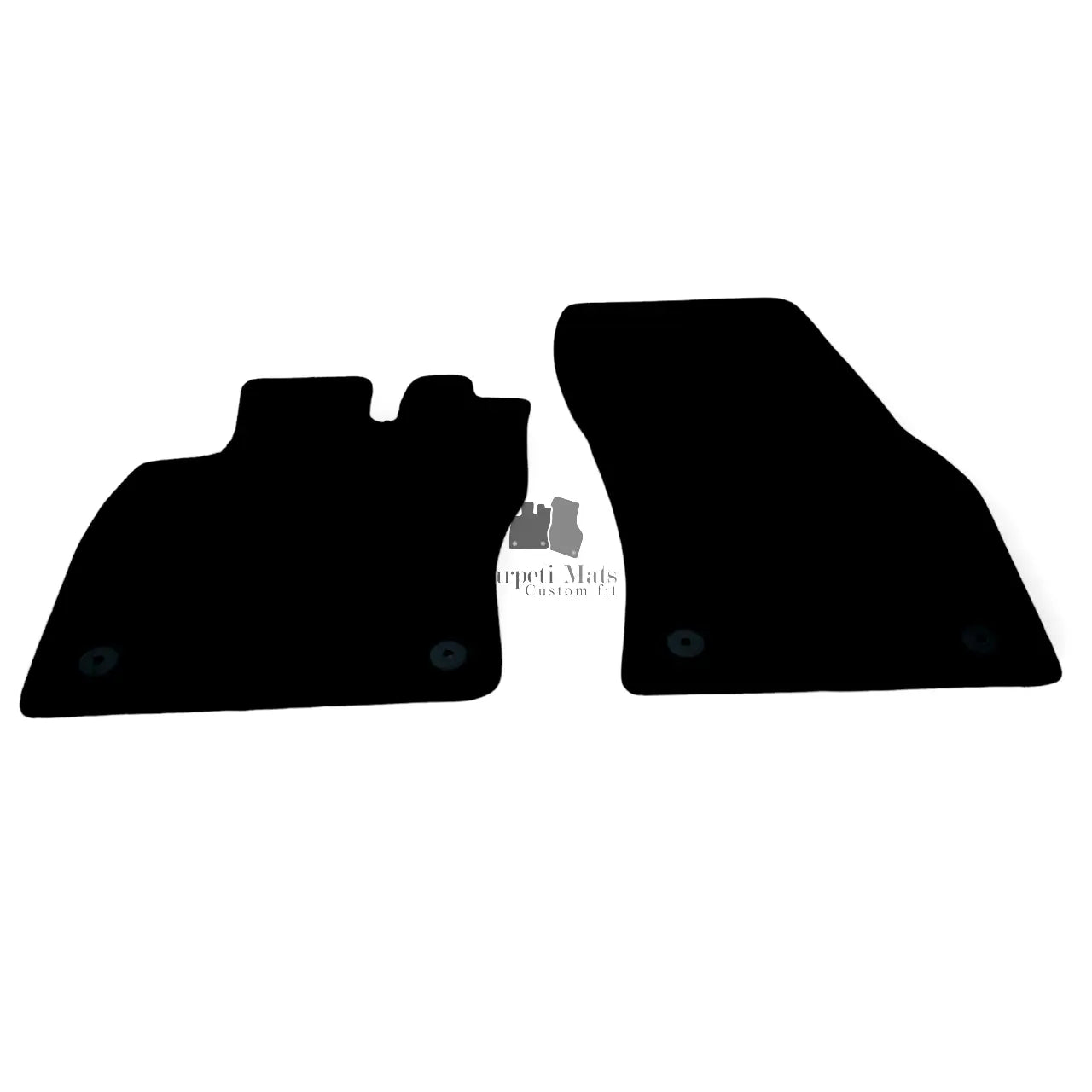 Car Floor Mats Velour For VW Caddy VAN Waterproof Black Carpet Auto Liners NEW