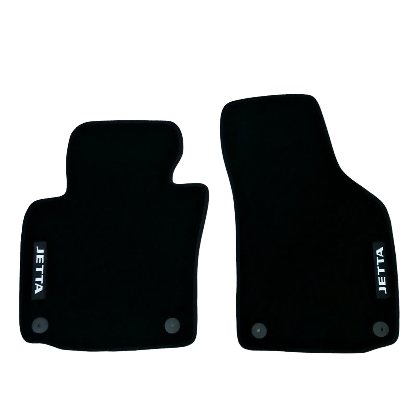Car Floor Mats Velour For VW Jetta Waterproof Black Carpet Rugs Auto Liners New