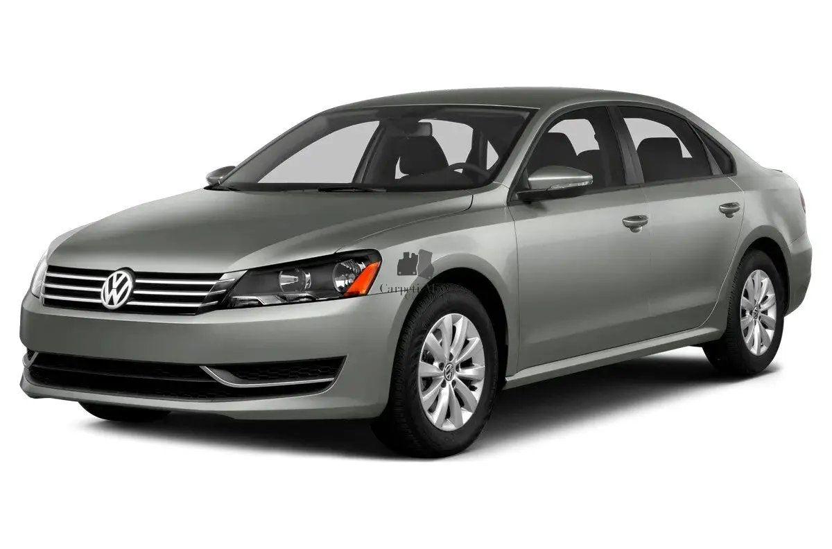 Car Floor Mats Velour For VW Passat SE Waterproof Black Carpet Auto Liners New