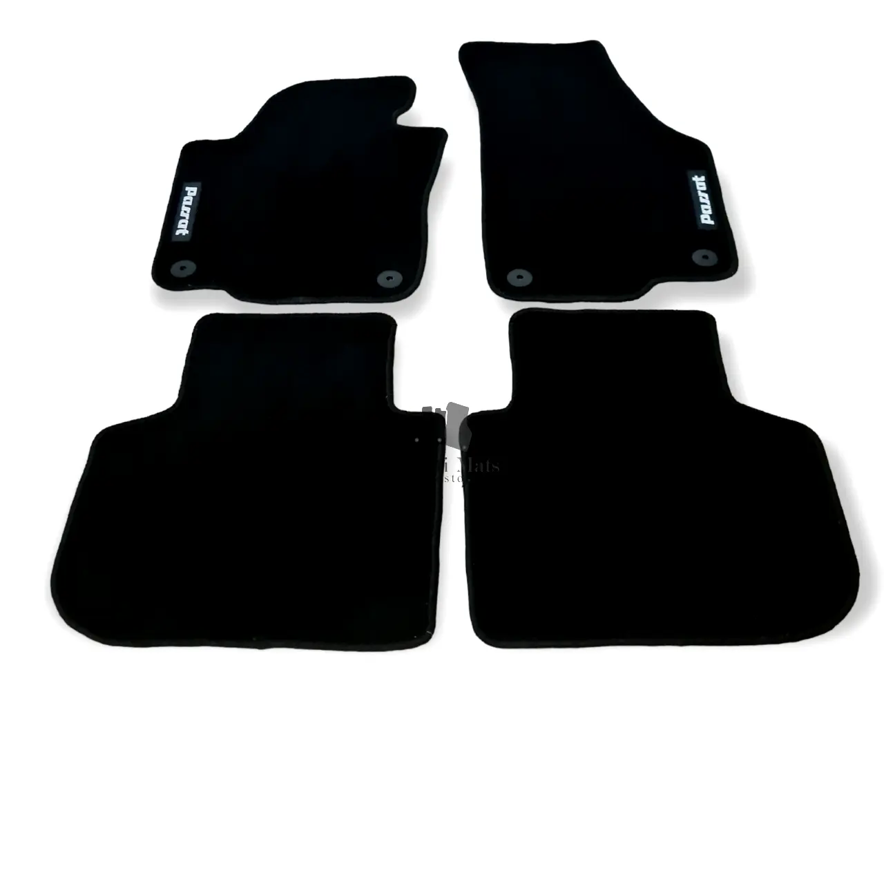 Car Floor Mats Velour For VW Passat SE Waterproof Black Carpet Auto Liners New