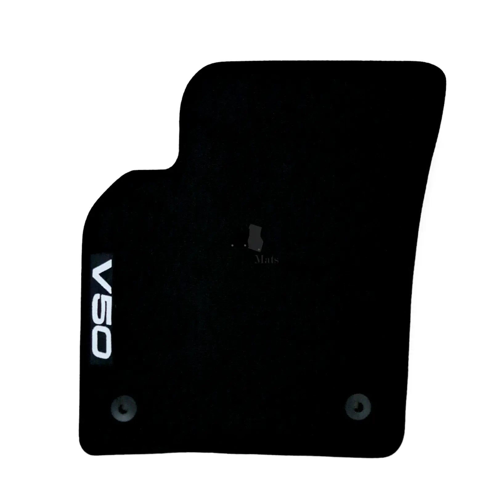 Car Floor Mats Velour For Volvo V50 Waterproof Black Carpet Rugs Auto Liners New