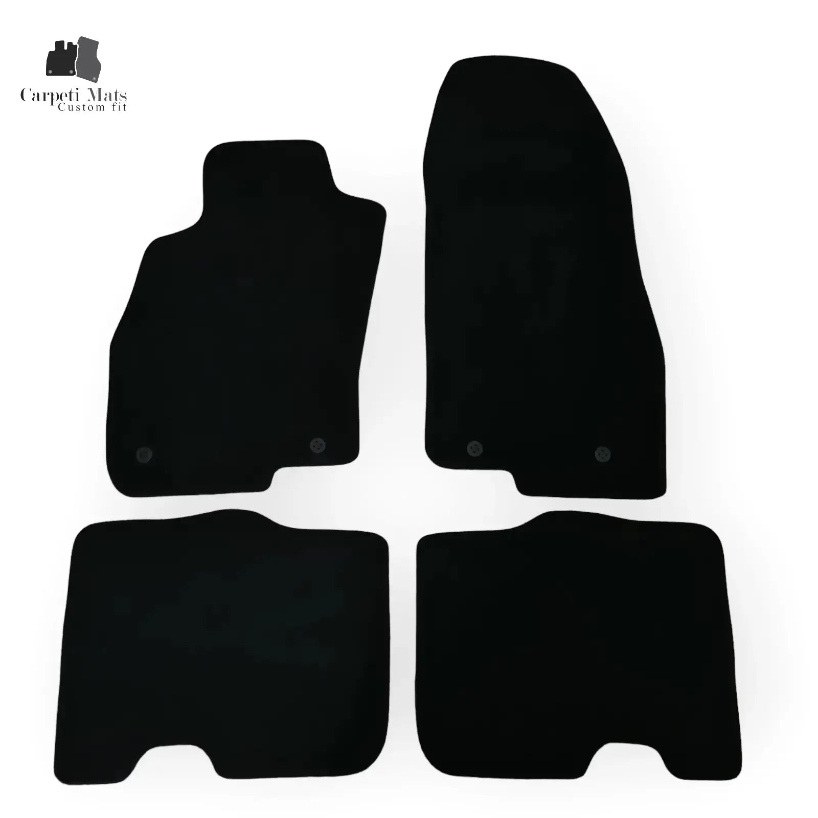 Carpet Car Floor Mats Velour for Alfa Romeo Mito 2008->no logo