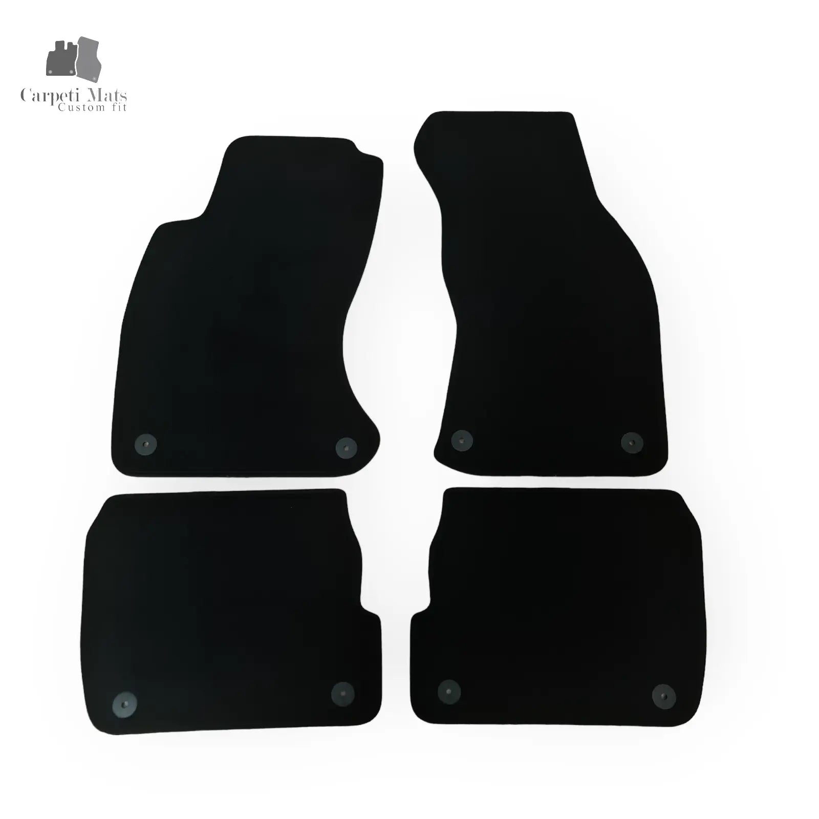 Carpet Car Floor Mats Velour for Audi A6 (C5) 01.1997-01.2005 no logo Car Floor Mats Velour CarpetiMats