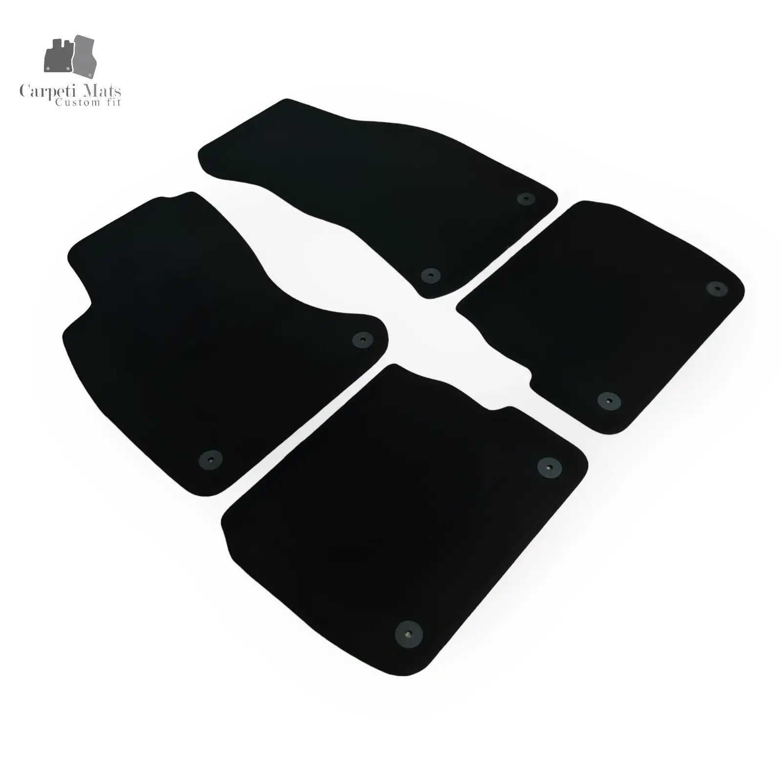 Carpet Car Floor Mats Velour for Audi A6 (C5) 01.1997-01.2005 no logo Car Floor Mats Velour CarpetiMats