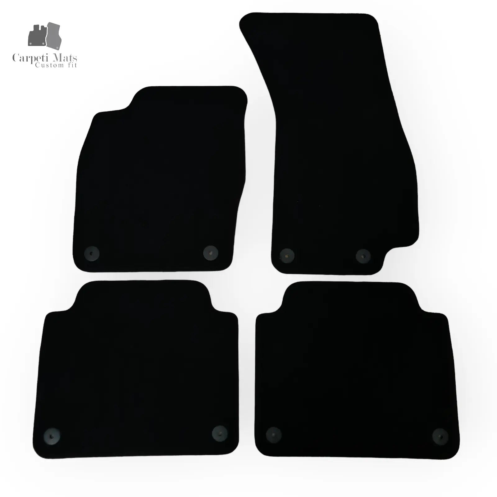 Carpet Car Floor Mats Velour for Audi A8 06.2017-> short wheelbase-no logo Car Floor Mats Velour CarpetiMats