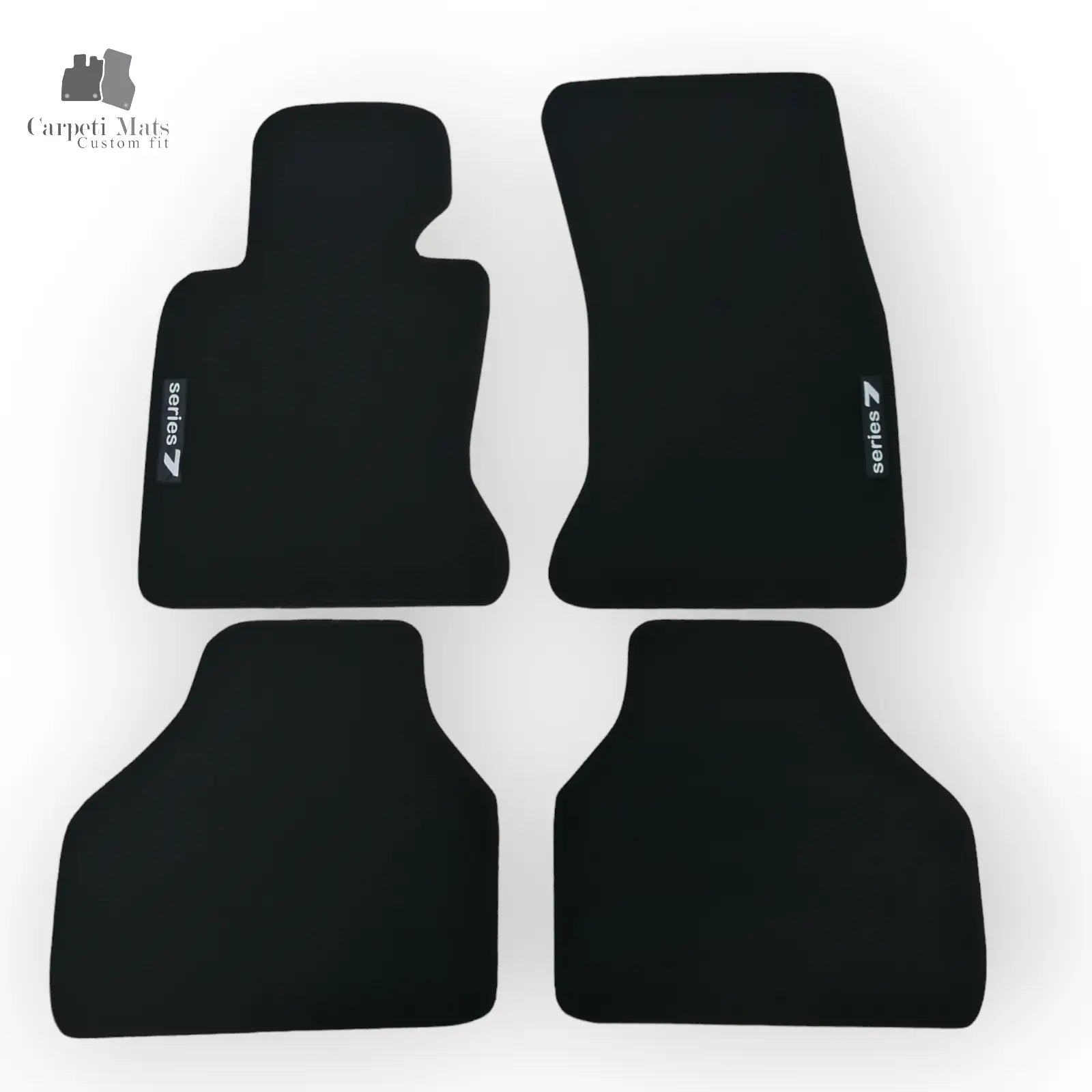 Carpet Car Floor Mats Velour for BMW SERIE 7 2001-2008 E65-LOGO Car Floor Mats Velour CarpetiMats