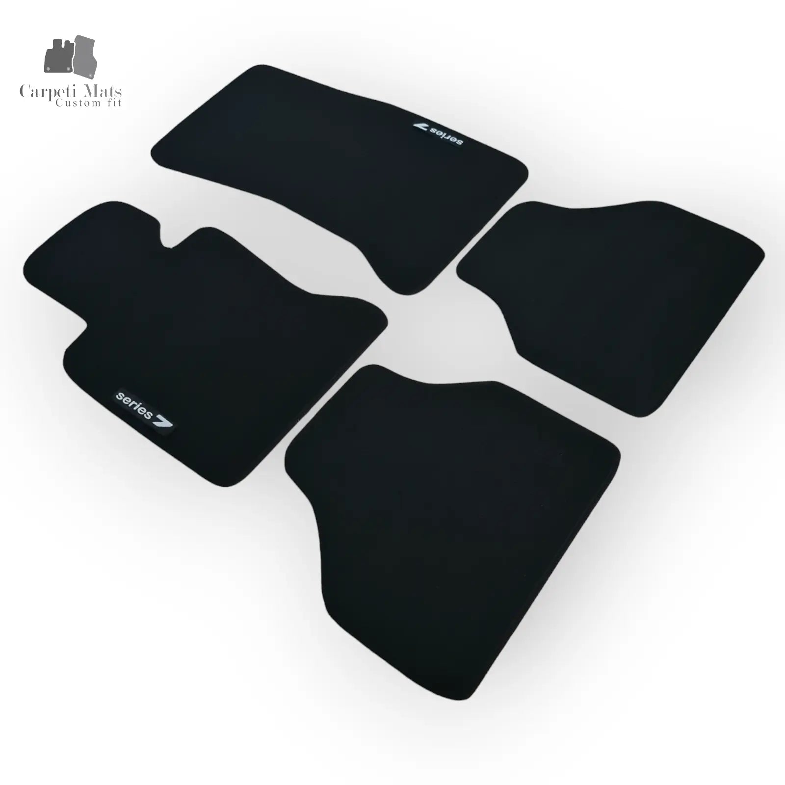 Carpet Car Floor Mats Velour for BMW SERIE 7 2001-2008 E65-LOGO Car Floor Mats Velour CarpetiMats