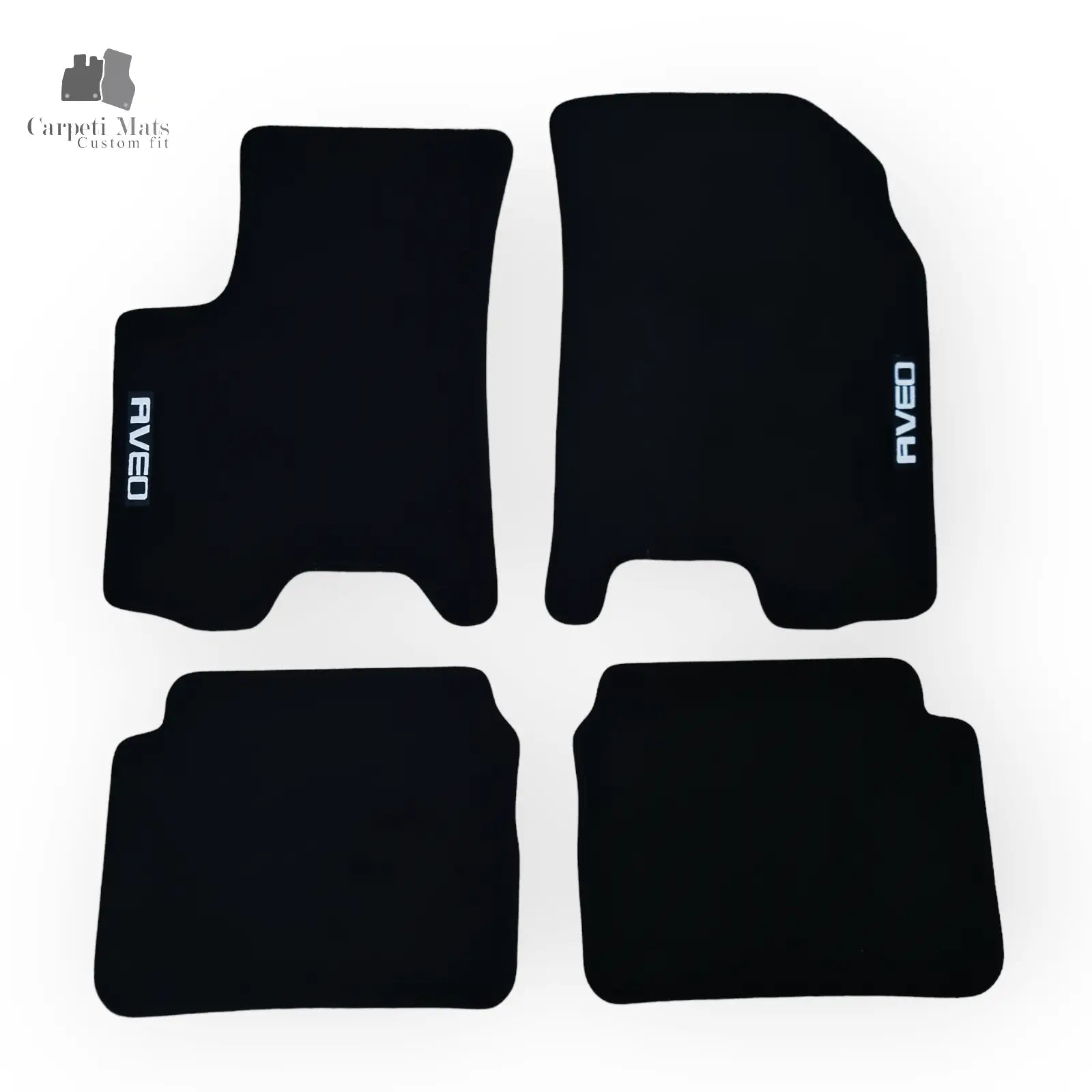 Carpet Car Floor Mats Velour for Chevrolet Aveo 2002-2011-LOGO Car Floor Mats Velour CarpetiMats