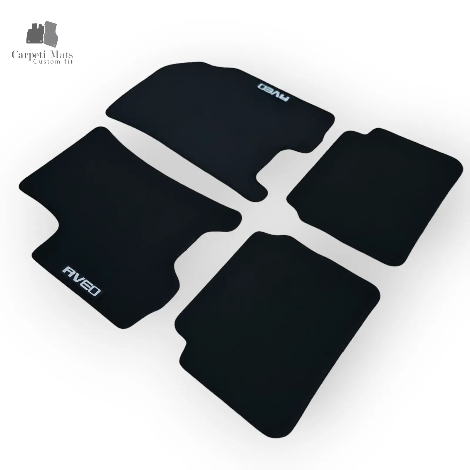 Carpet Car Floor Mats Velour for Chevrolet Aveo 2002-2011-LOGO Car Floor Mats Velour CarpetiMats