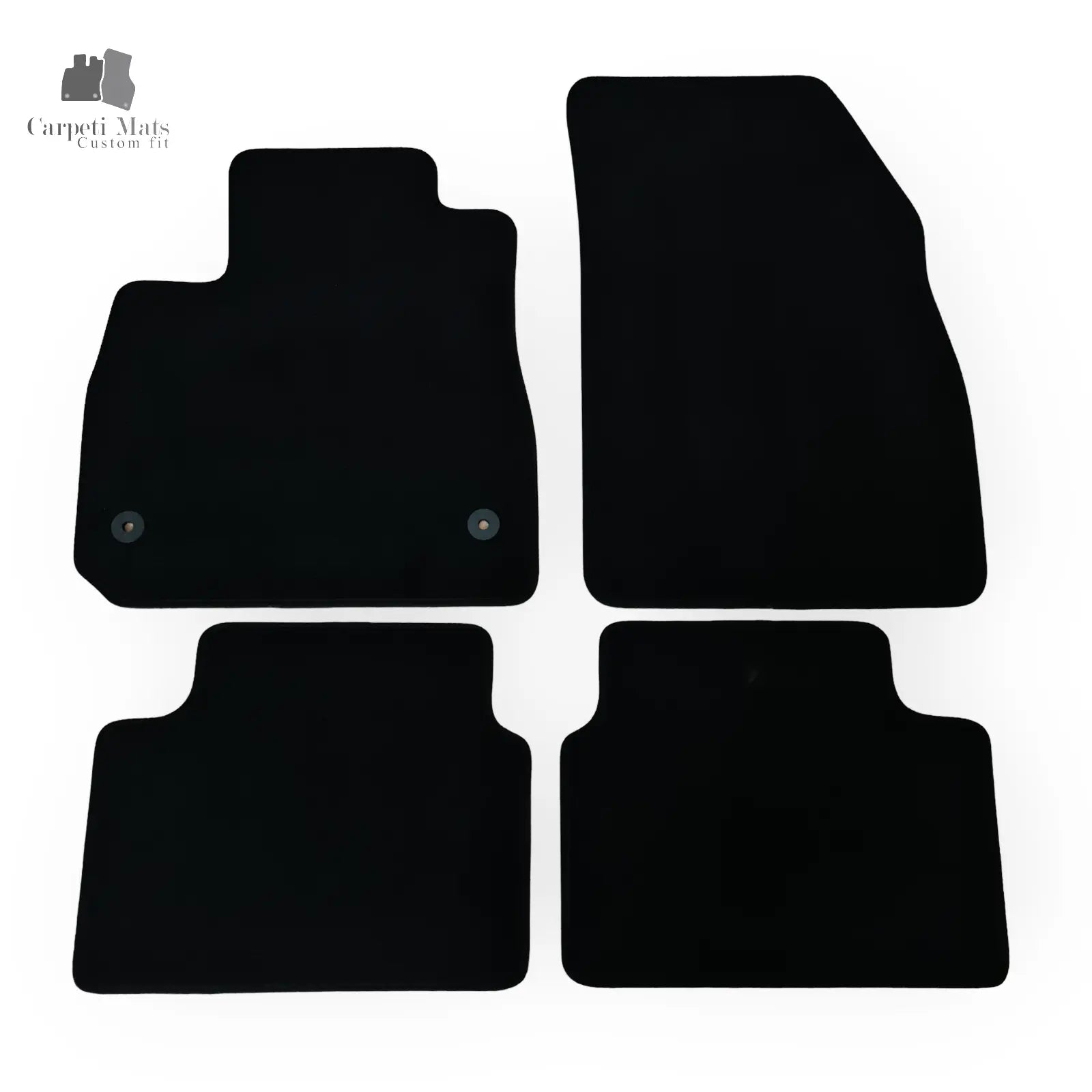 Carpet Car Floor Mats Velour for Chevrolet Malibu 2016-2023 logo Car Floor Mats Velour CarpetiMats