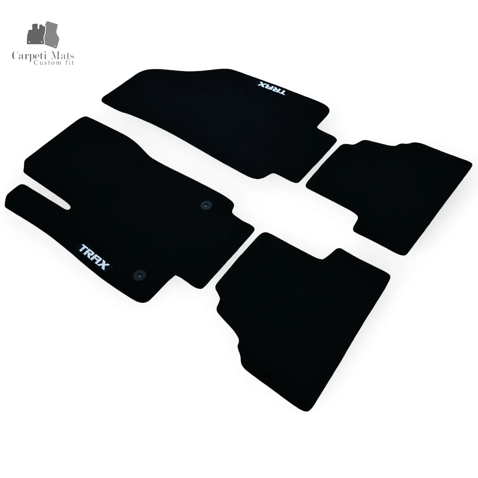 Carpet Car Floor Mats Velour for Chevrolet Trax 12.2012-03.2020 logo