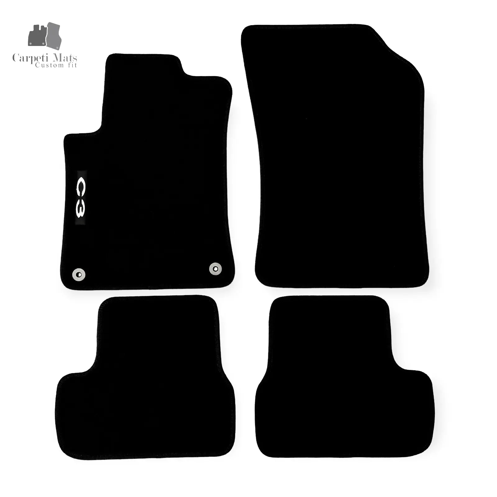 Carpet Car Floor Mats Velour for Citroen C3 2009-2016 logo Car Floor Mats Velour CarpetiMats
