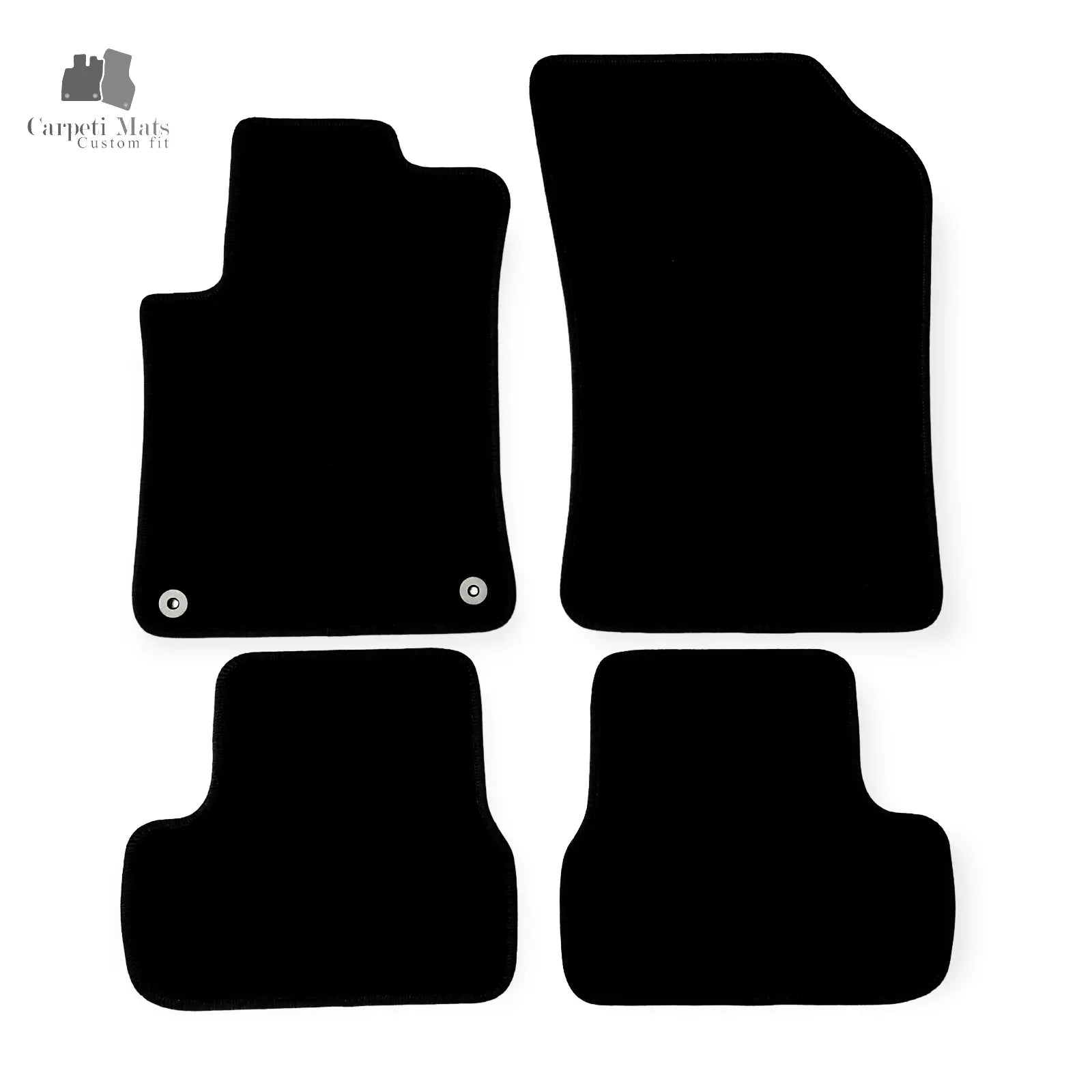 Carpet Car Floor Mats Velour for Citroen C3 2009-2016 no logo Car Floor Mats Velour CarpetiMats