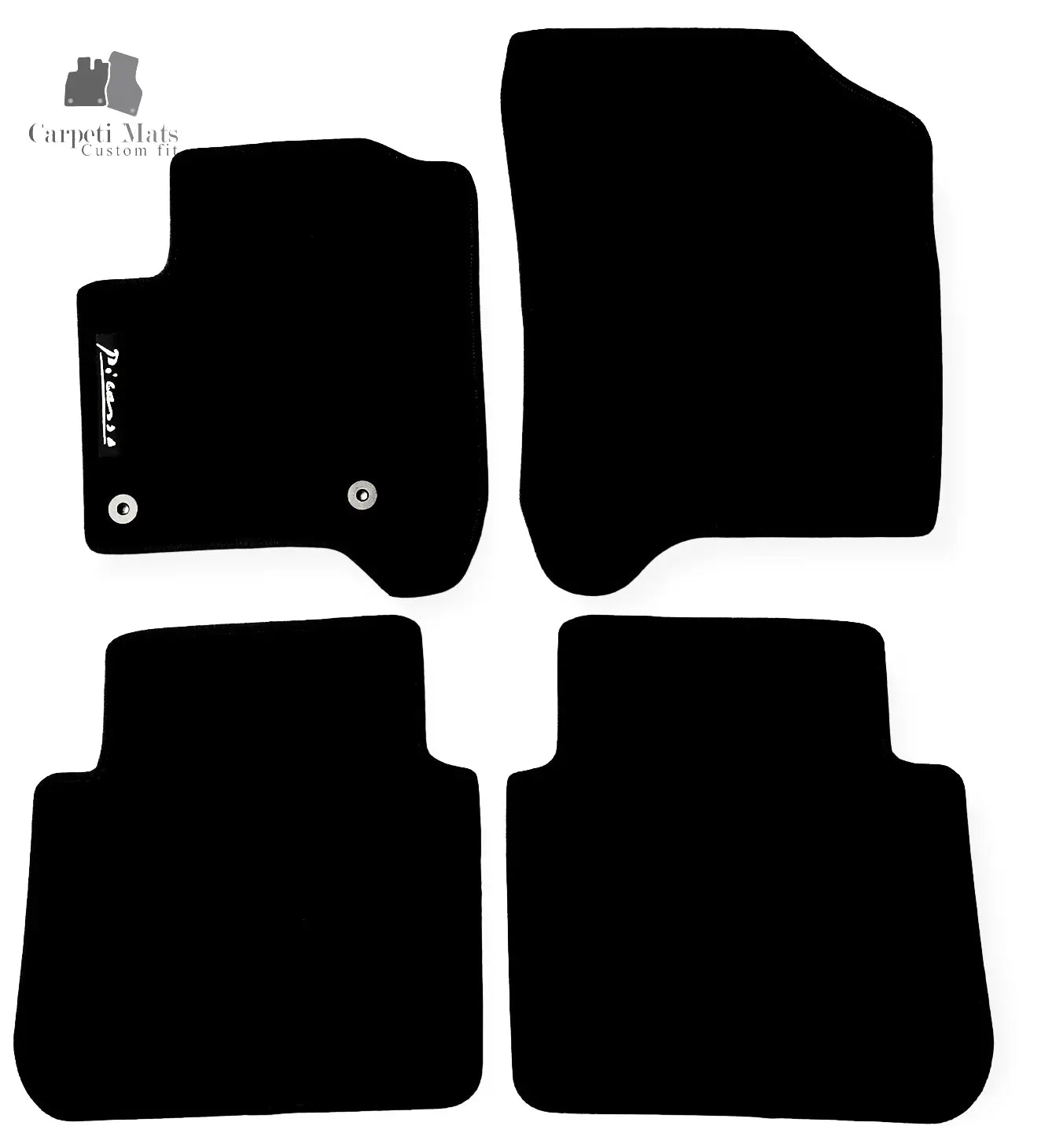 Carpet Car Floor Mats Velour for Citroen C3 Picasso 2009-2017 logo Car Floor Mats Velour CarpetiMats