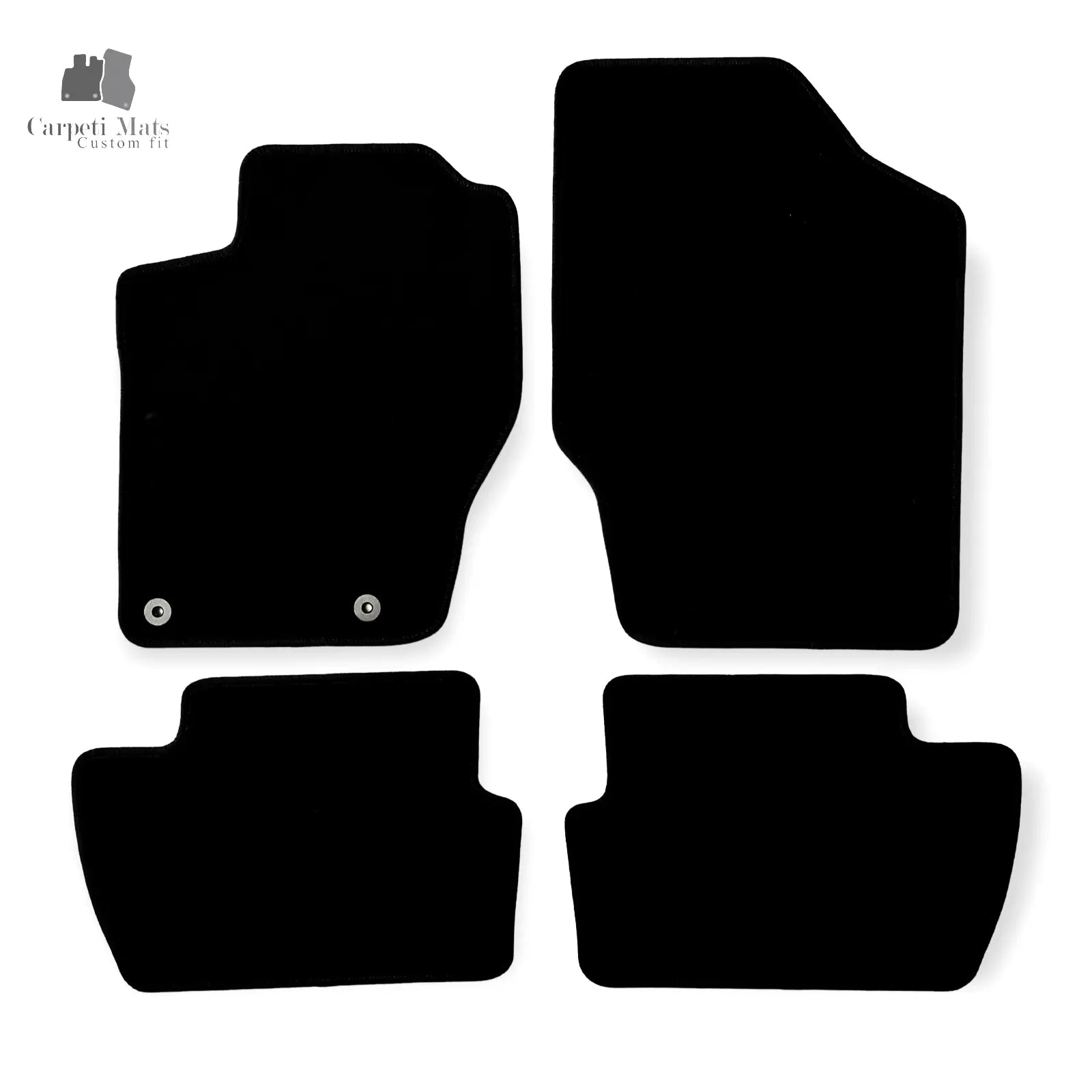 Carpet Car Floor Mats Velour for Citroen C4 2004-2009 no logo