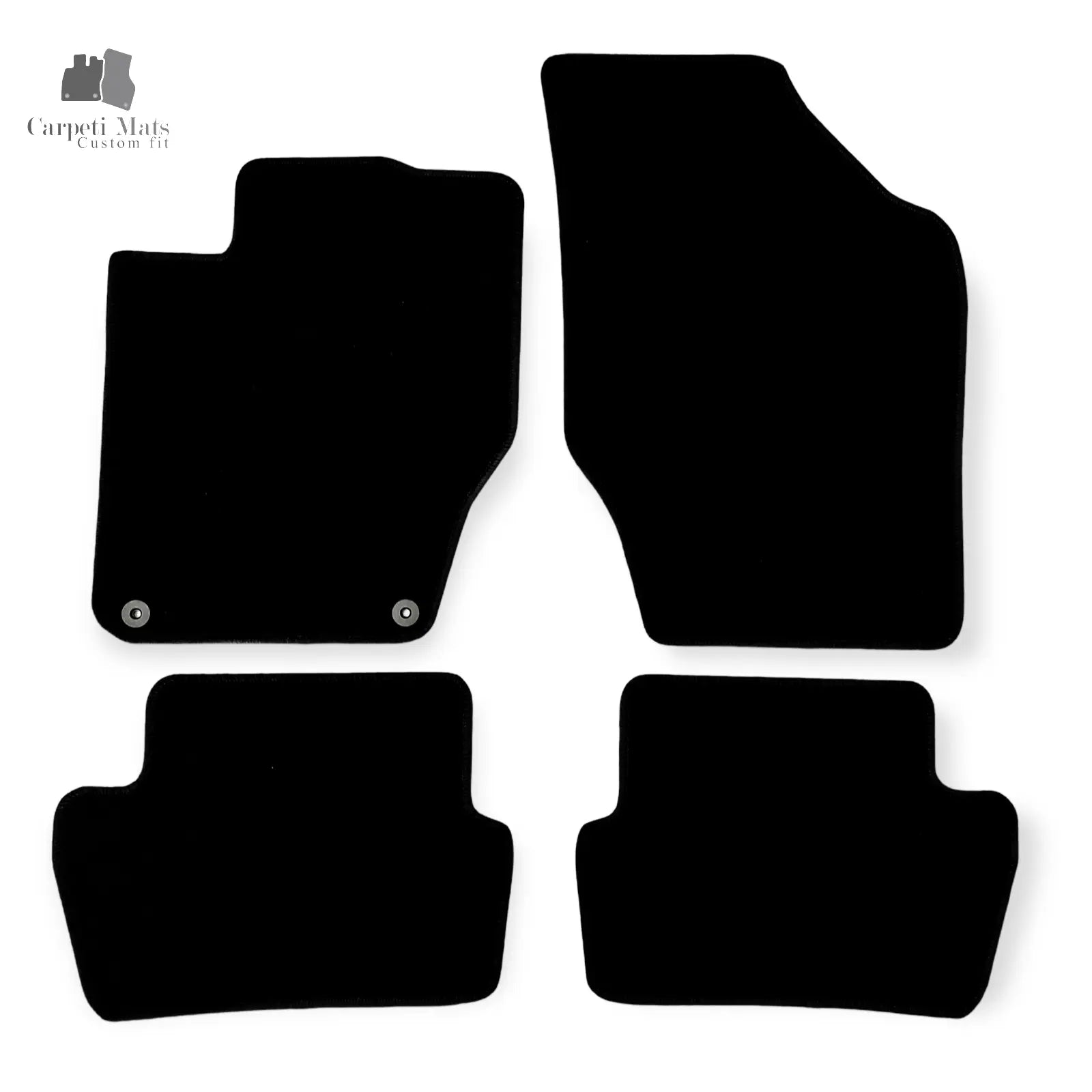 Carpet Car Floor Mats Velour for Citroen C4 2010-2018 no logo Car Floor Mats Velour CarpetiMats