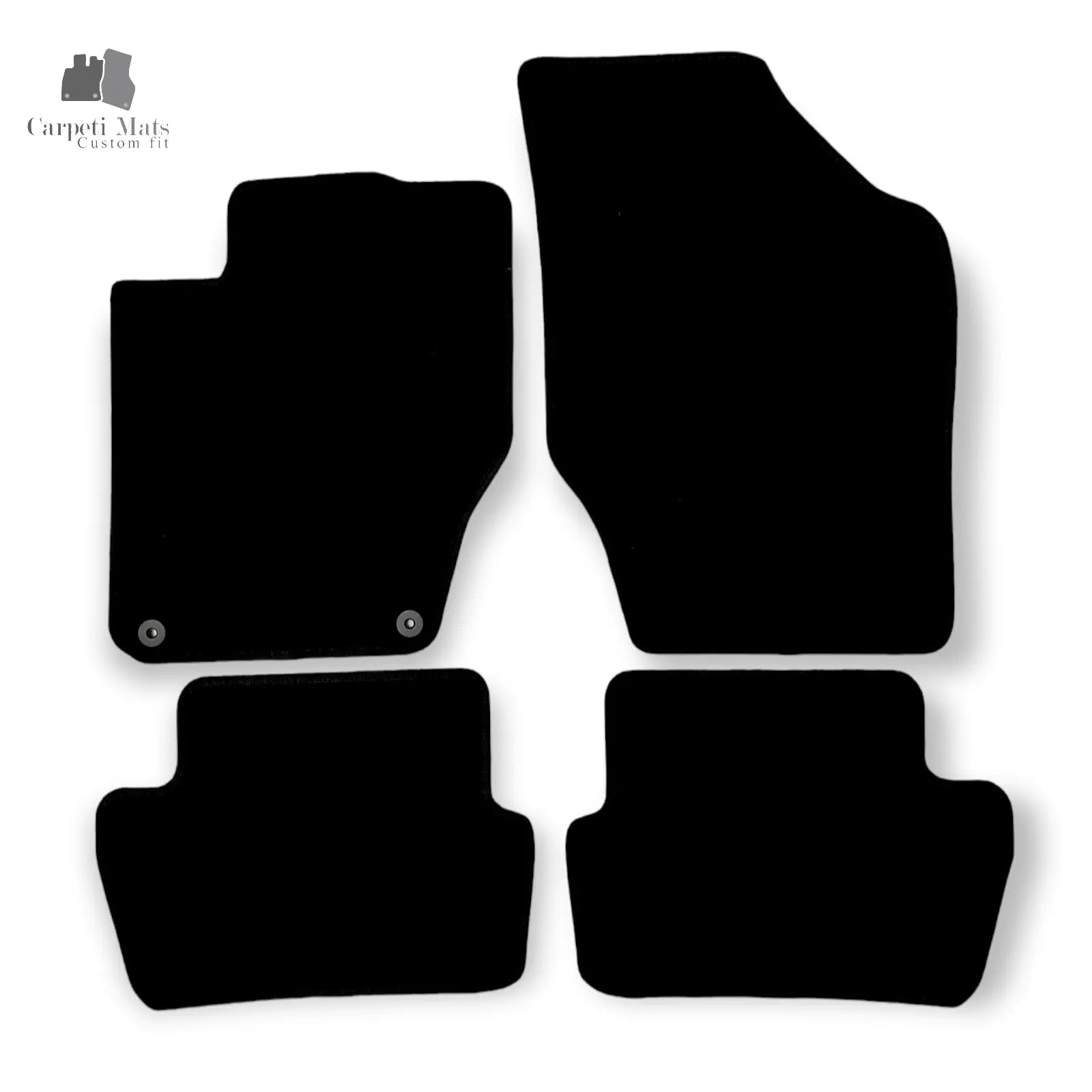 Carpet Car Floor Mats Velour for Citroen DS4 04.2011-2018 no logo Car Floor Mats Velour CarpetiMats
