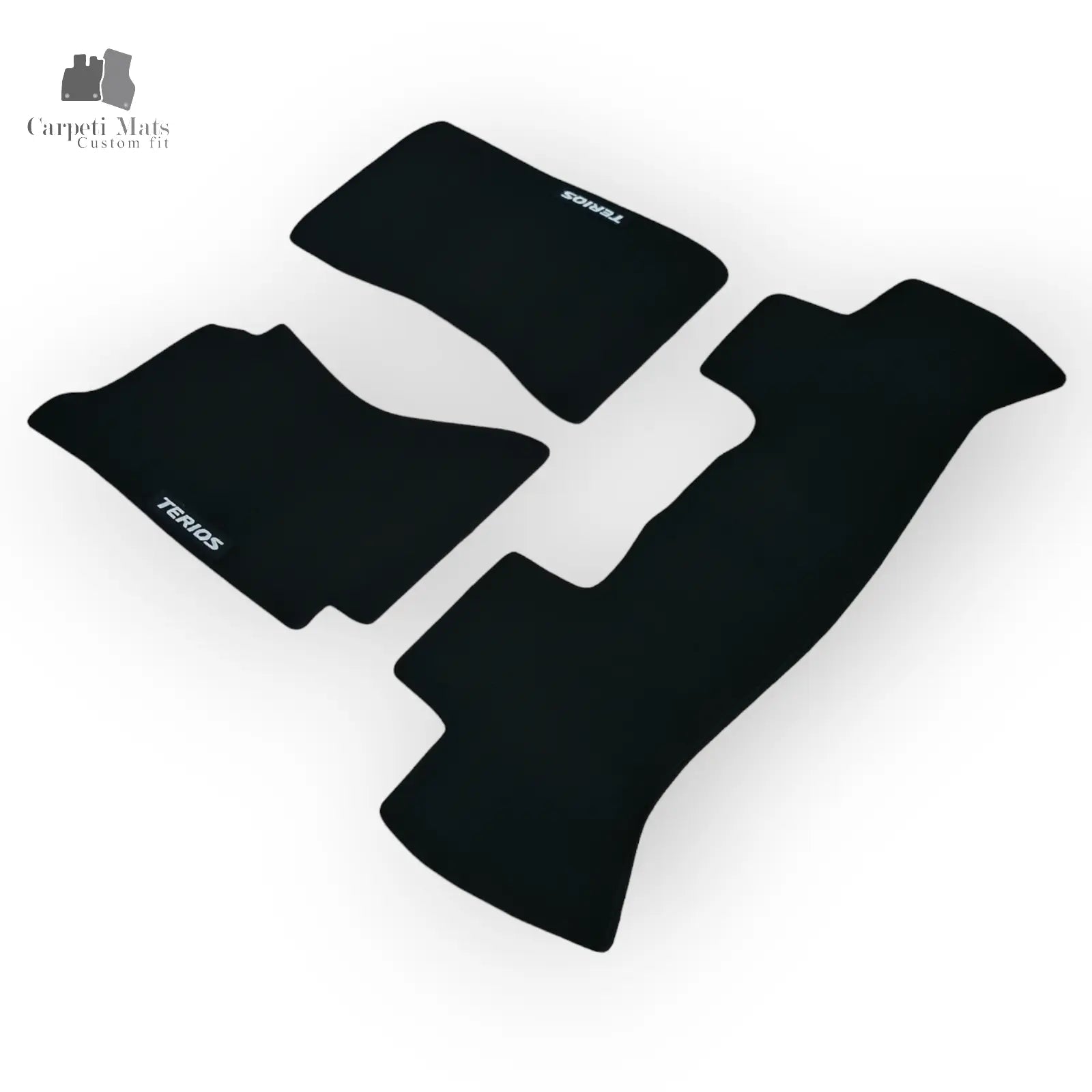 Carpet Car Floor Mats Velour for Daihatsu Terios 1997-2005- logo Car Floor Mats Velour CarpetiMats