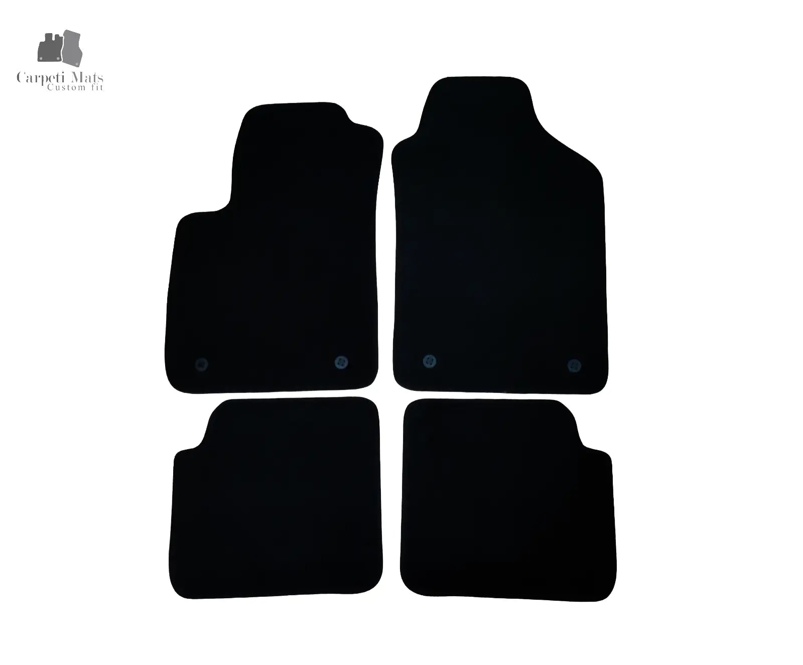 Carpet Car Floor Mats Velour for Fiat 500 2012->no logo