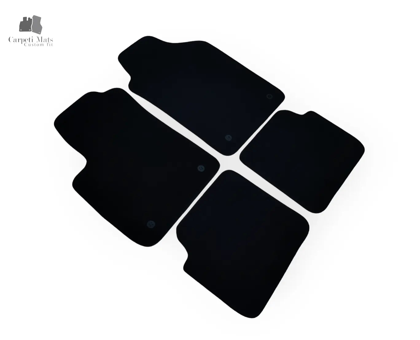Carpet Car Floor Mats Velour for Fiat 500 2012->no logo