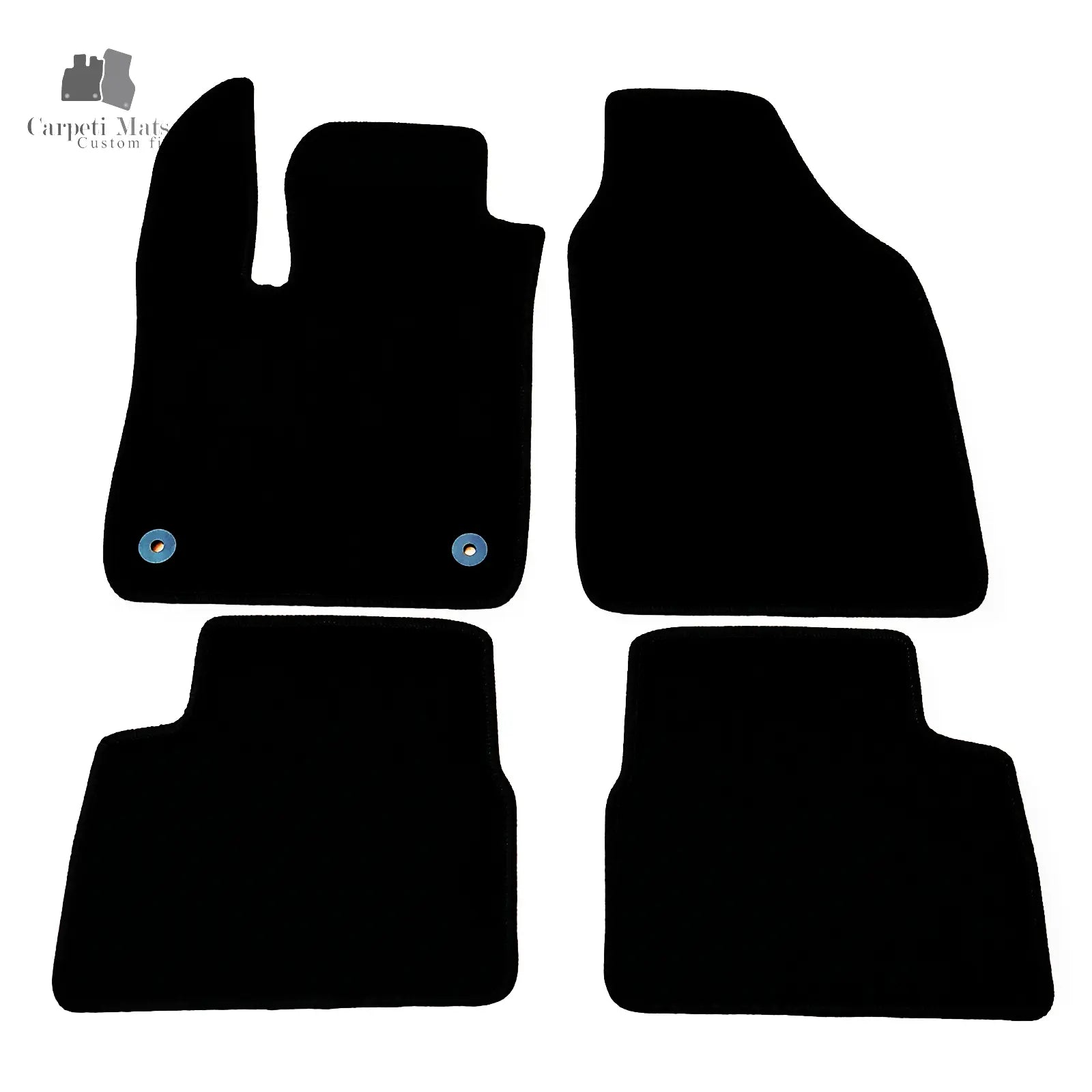 Carpet Car Floor Mats Velour for Fiat 500E 2020-> no logo Car Floor Mats Velour CarpetiMats