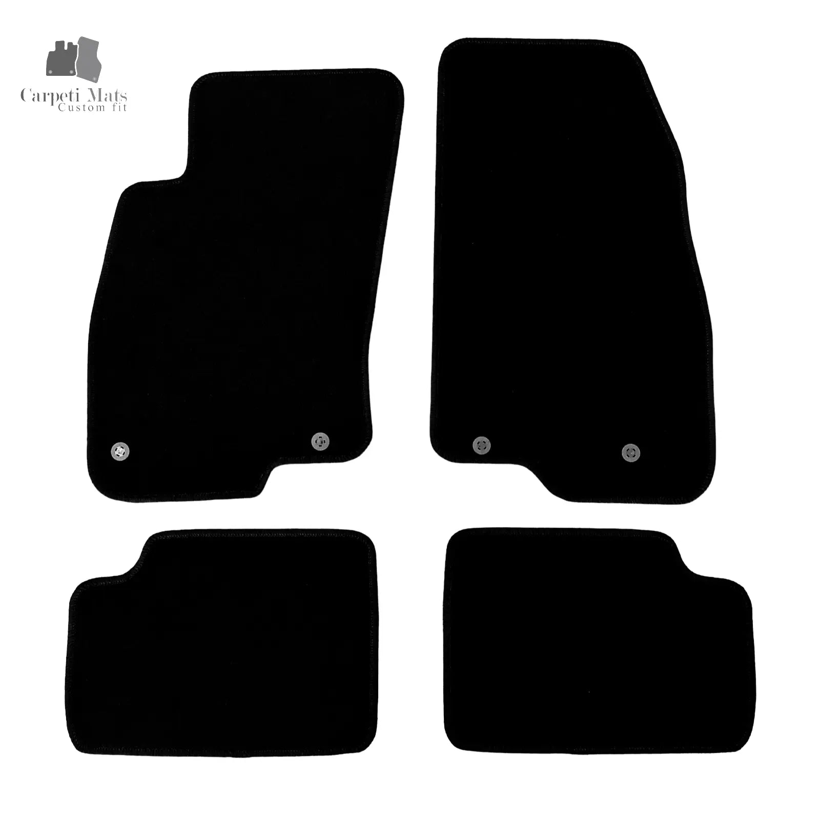 Carpet Car Floor Mats Velour for Fiat Grande Punto 2005-2012-no logo Car Floor Mats Velour CarpetiMats
