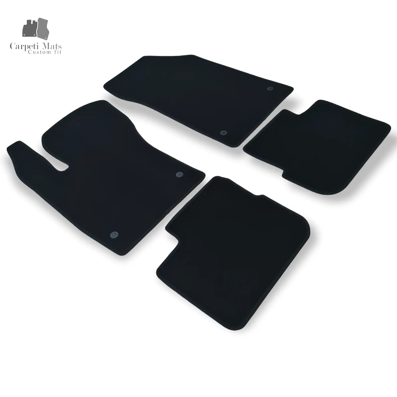 Carpet Car Floor Mats Velour for Fiat Tipo SEDAN 2016->- no logo Car Floor Mats Velour CarpetiMats