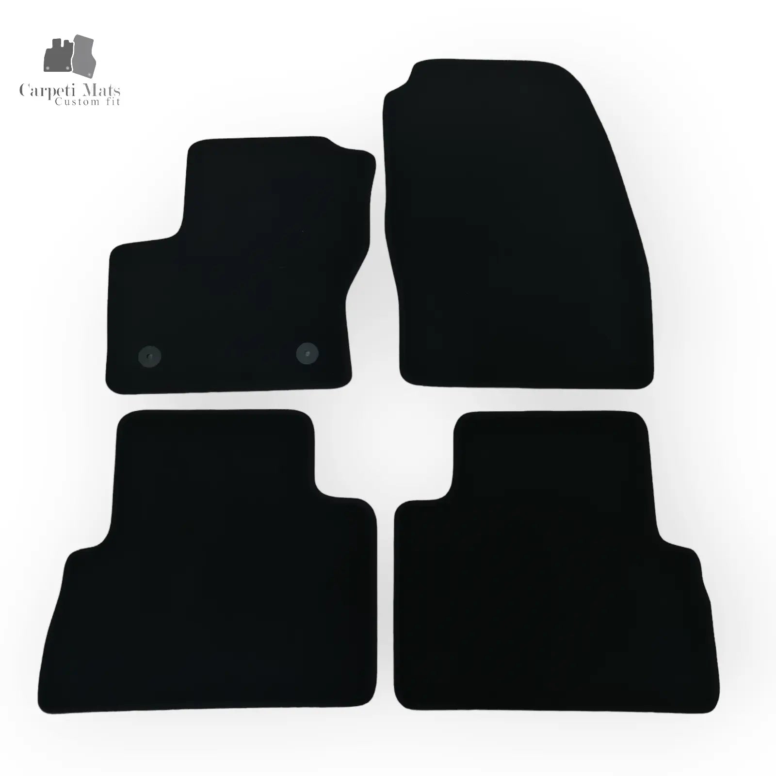 Carpet Car Floor Mats Velour for Ford C MAX 12.2010-2019 no logo Car Floor Mats Velour CarpetiMats