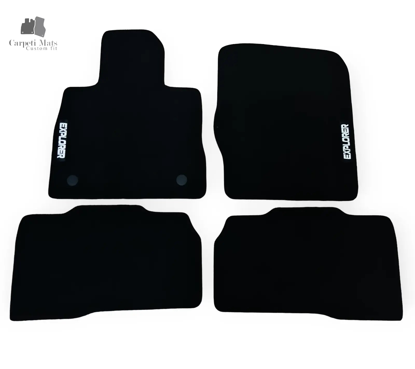 Carpet Car Floor Mats Velour for Ford Explorer 2021-> logo Car Floor Mats Velour CarpetiMats