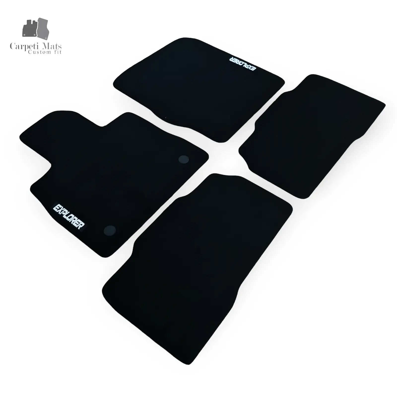 Carpet Car Floor Mats Velour for Ford Explorer 2021-> logo Car Floor Mats Velour CarpetiMats