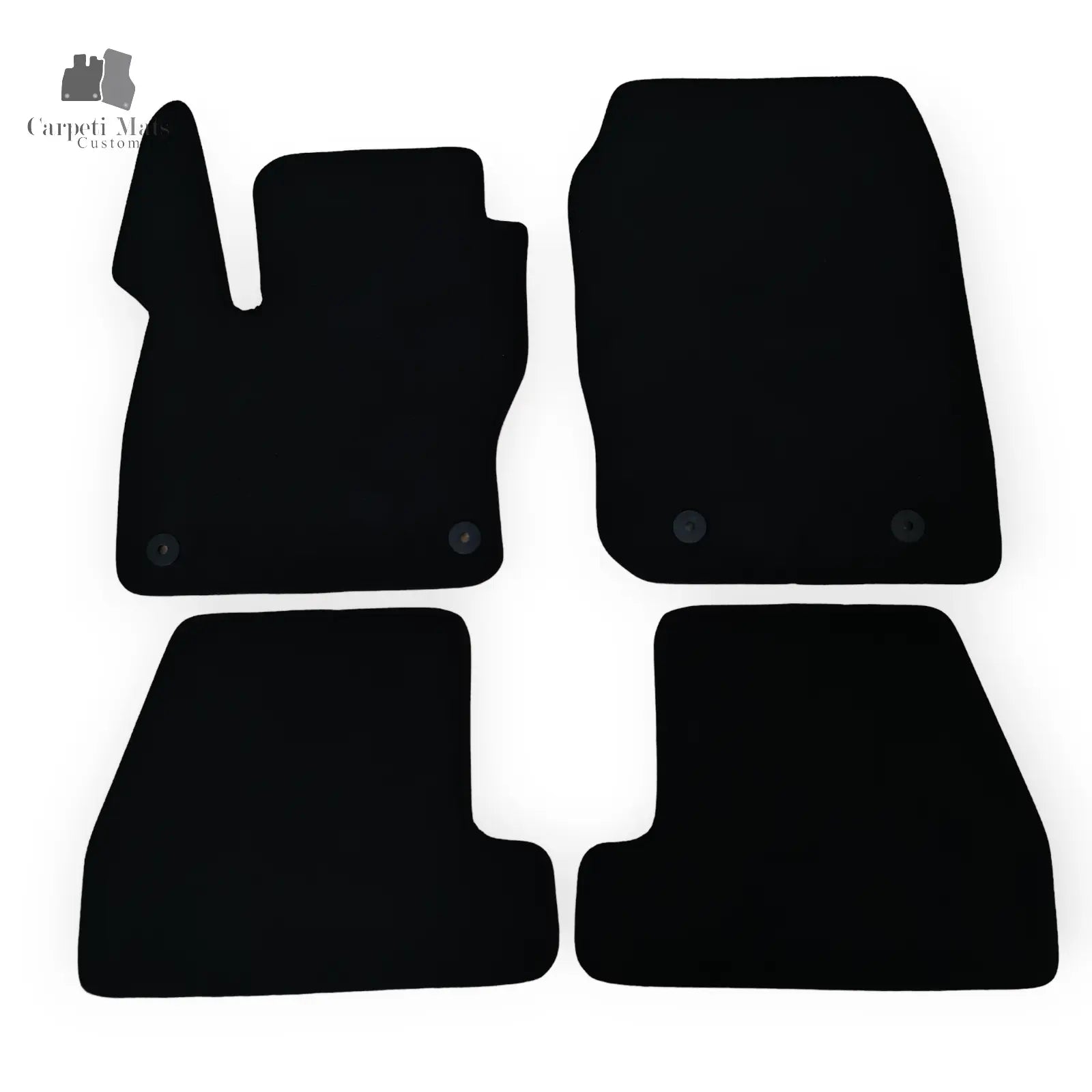 Carpet Car Floor Mats Velour for Ford Focus 2015-06.2018 no logo Car Floor Mats Velour CarpetiMats