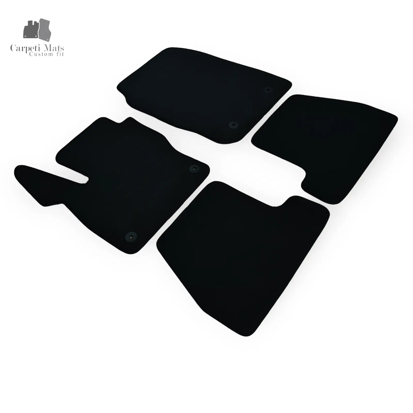 Carpet Car Floor Mats Velour for Ford Focus 2015-06.2018 no logo Car Floor Mats Velour CarpetiMats
