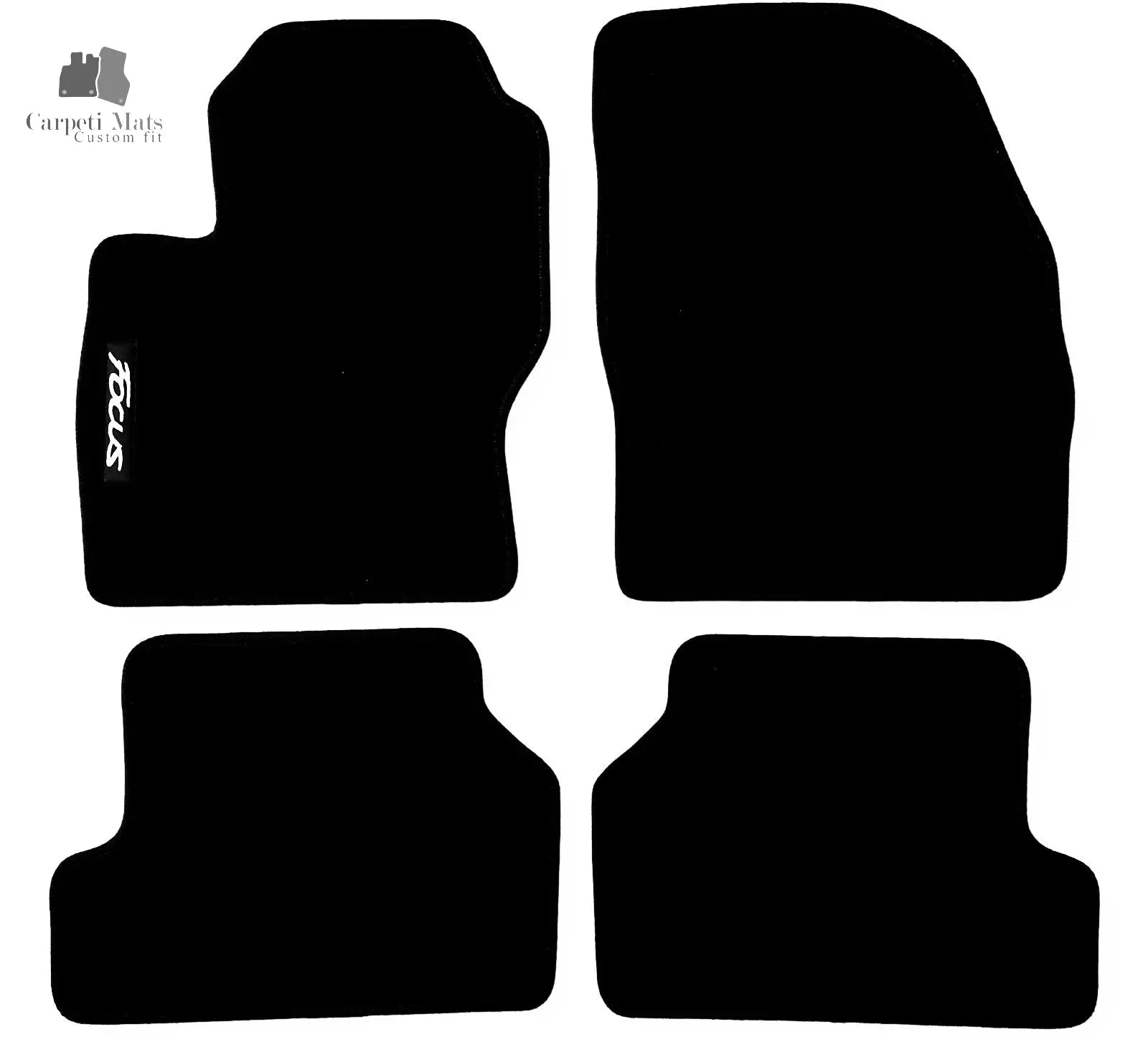 Carpet Car Floor Mats Velour for Ford Focus CC 2005-2010 logo Car Floor Mats Velour CarpetiMats