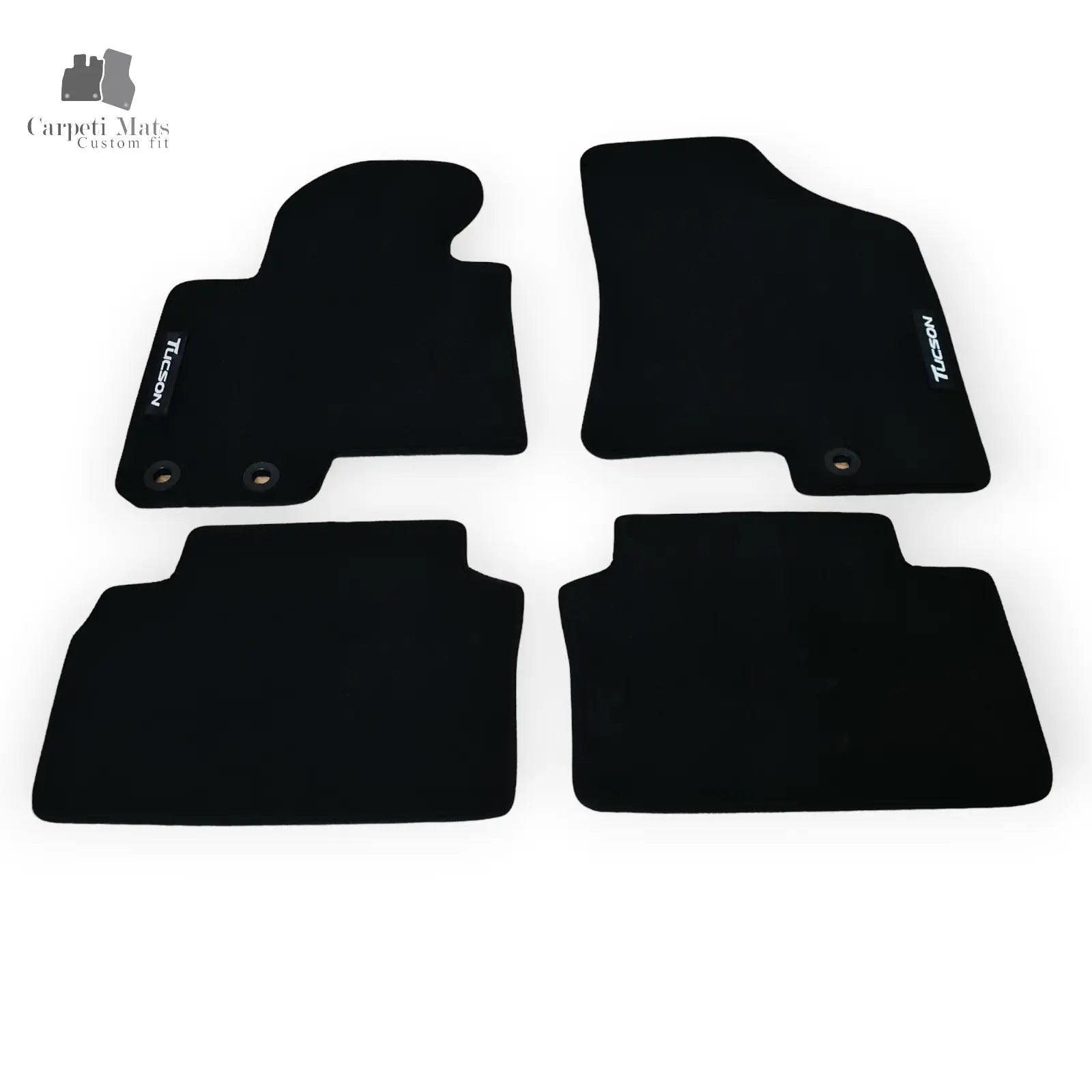 Carpet Car Floor Mats Velour for Hyundai IX-35 2009-2015- logo Car Floor Mats Velour CarpetiMats
