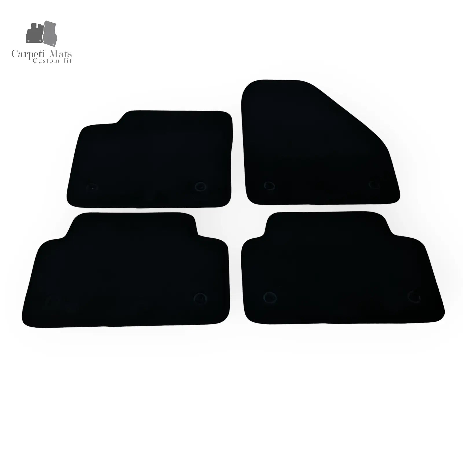 Carpet Car Floor Mats Velour for Jaguar E PACE 01.2018-> no logo Car Floor Mats Velour CarpetiMats