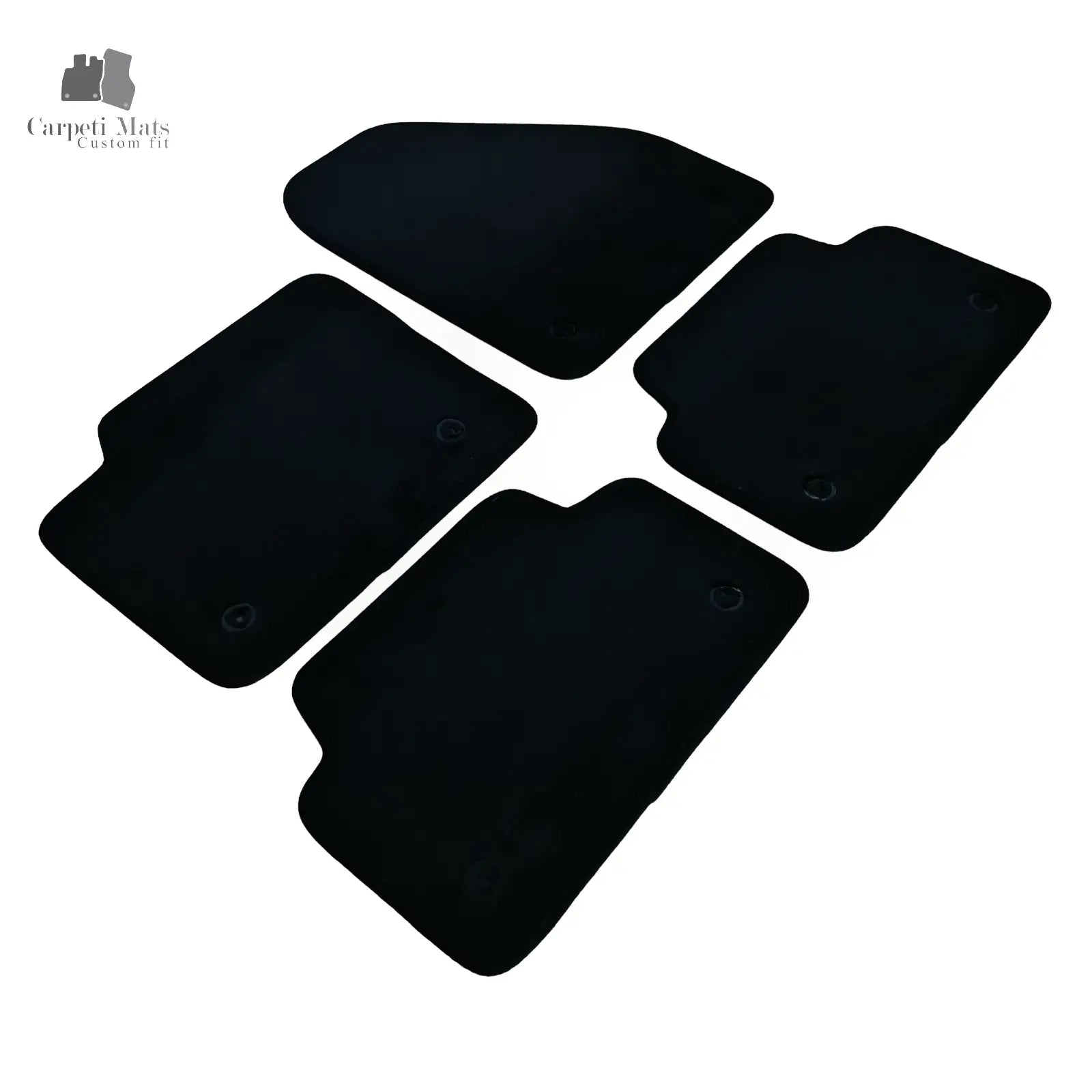 Carpet Car Floor Mats Velour for Jaguar E PACE 01.2018-> no logo Car Floor Mats Velour CarpetiMats