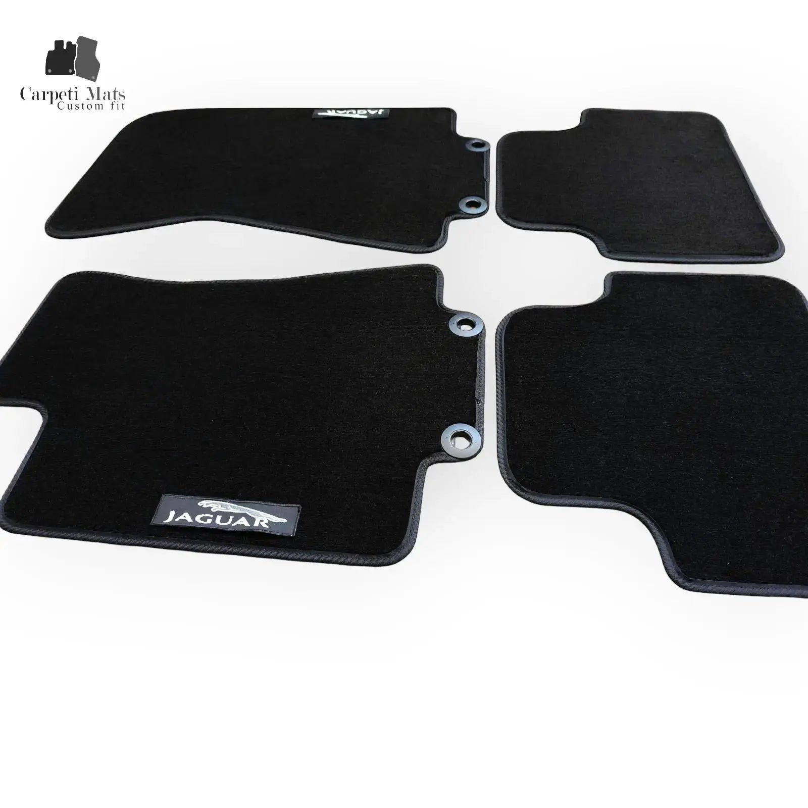 Carpet Car Floor Mats Velour for Jaguar XJ 2003-2009-Jaguar logo Car Floor Mats Velour CarpetiMats