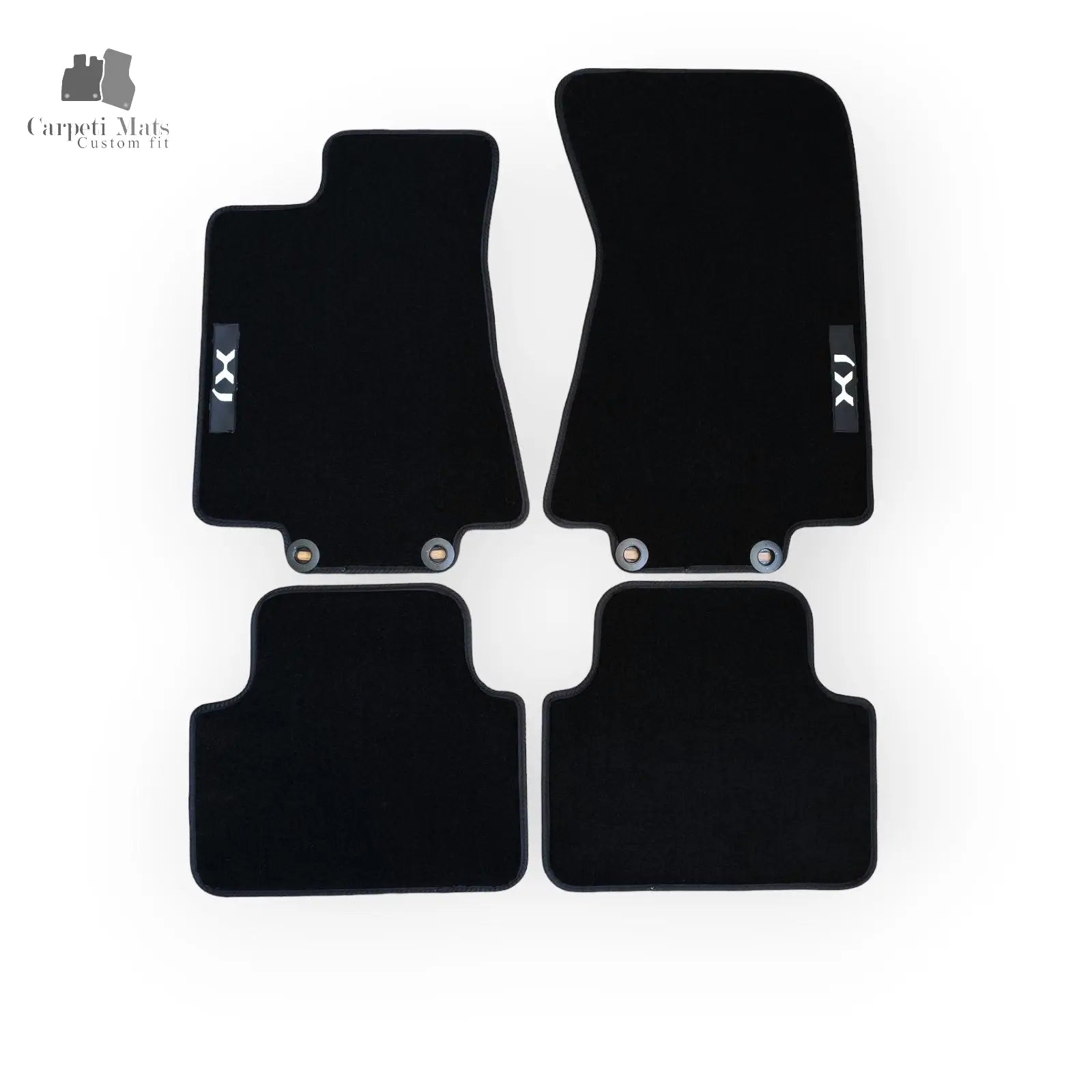 Carpet Car Floor Mats Velour for Jaguar XJ 2003-2009-logo Car Floor Mats Velour CarpetiMats