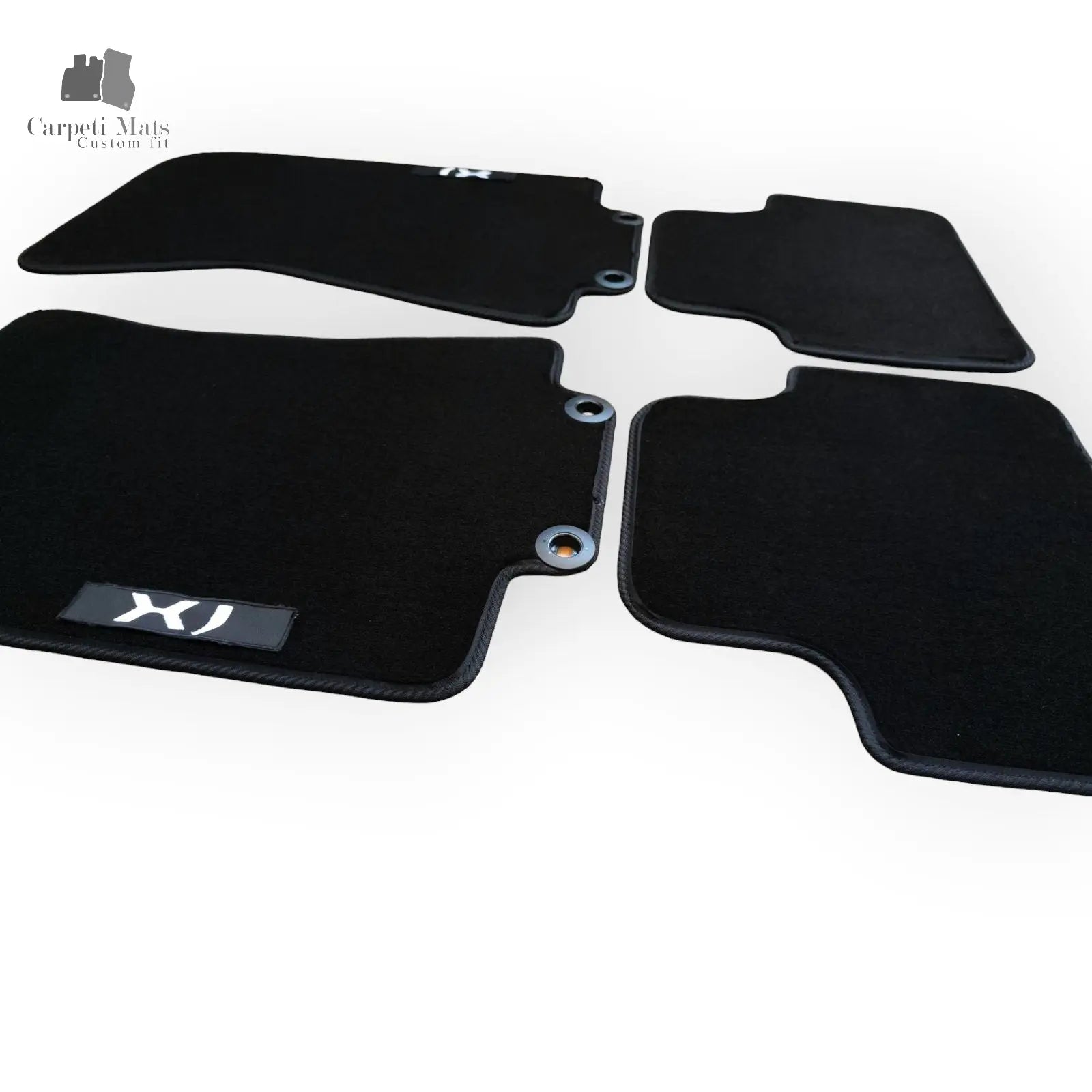 Carpet Car Floor Mats Velour for Jaguar XJ 2003-2009-logo Car Floor Mats Velour CarpetiMats