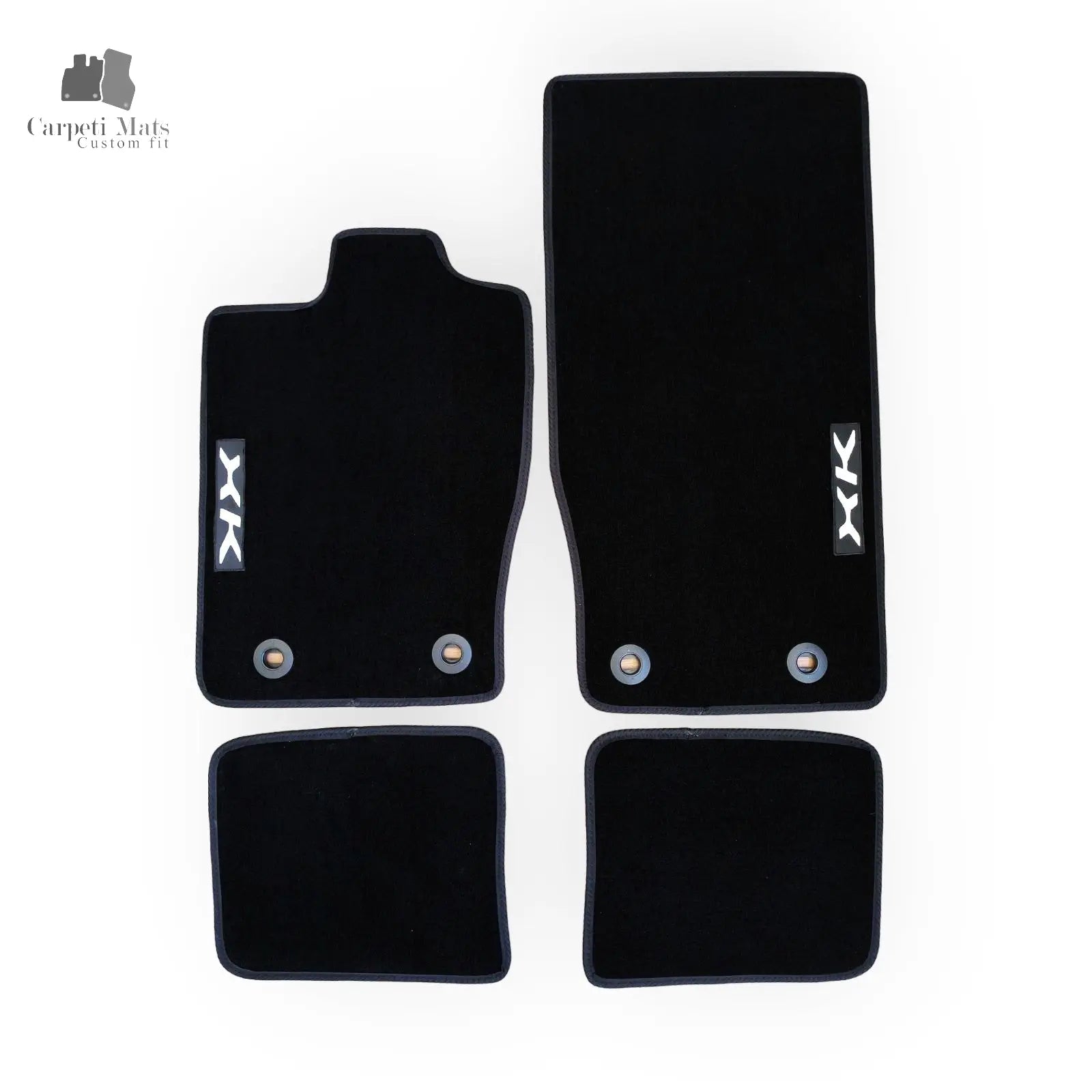 Carpet Car Floor Mats Velour for Jaguar Xk 2006-2014-logo Car Floor Mats Velour CarpetiMats
