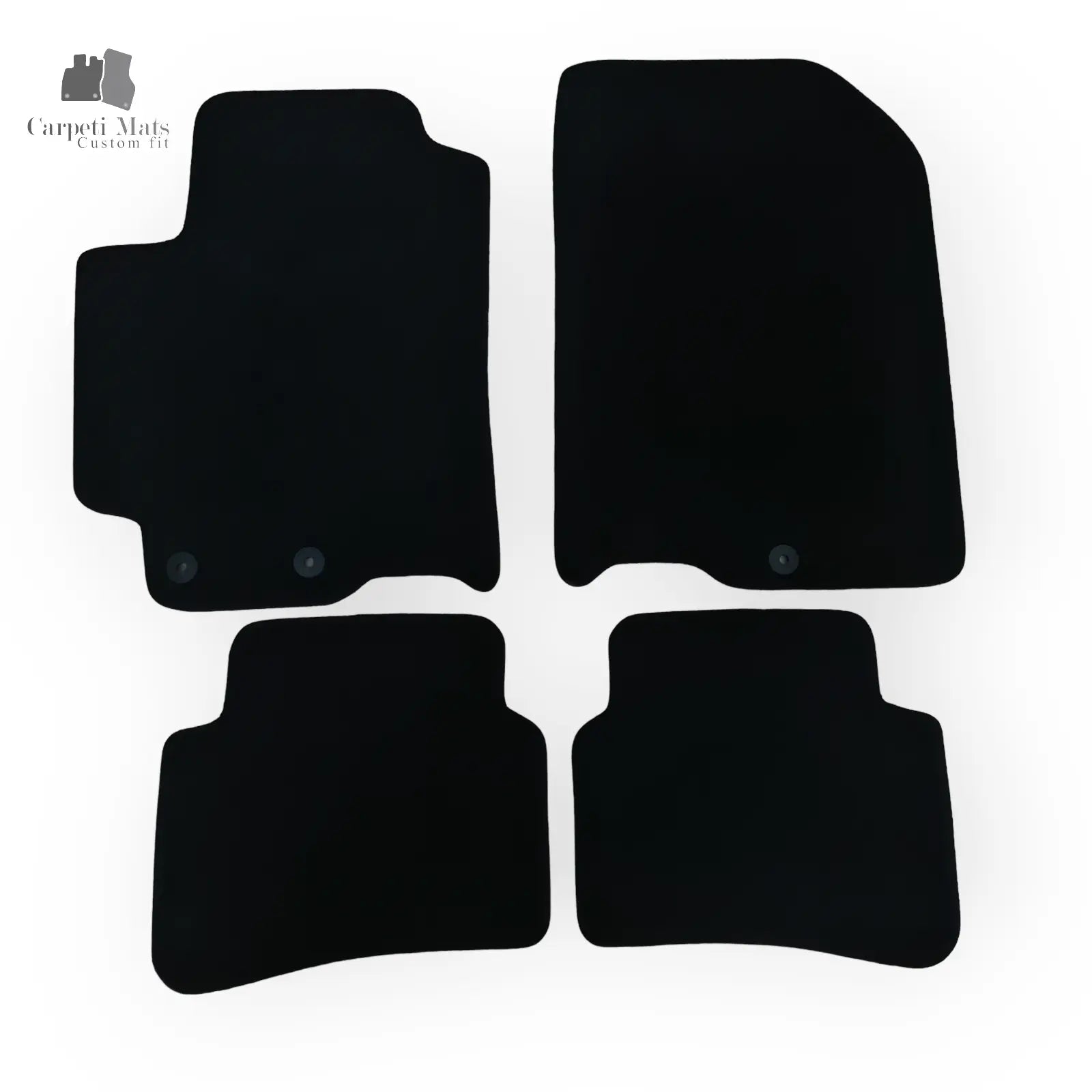 Carpet Car Floor Mats Velour for Kia Rio 02.2017-> no logo Car Floor Mats Velour CarpetiMats