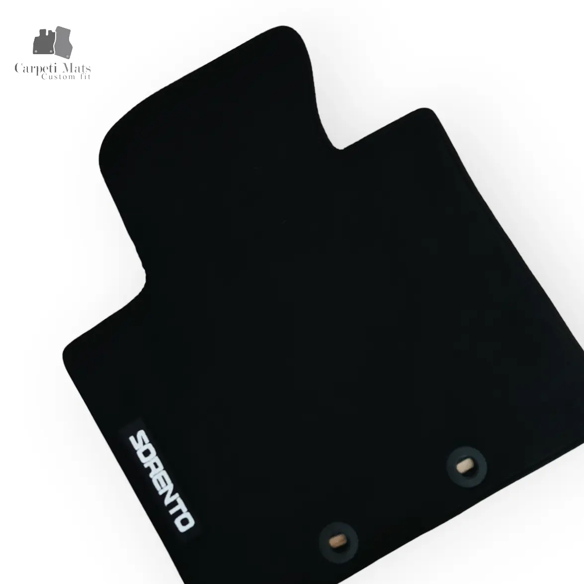 Carpet Car Floor Mats Velour for Kia Sorento 01.2015-01.2020- logo Car Floor Mats Velour CarpetiMats