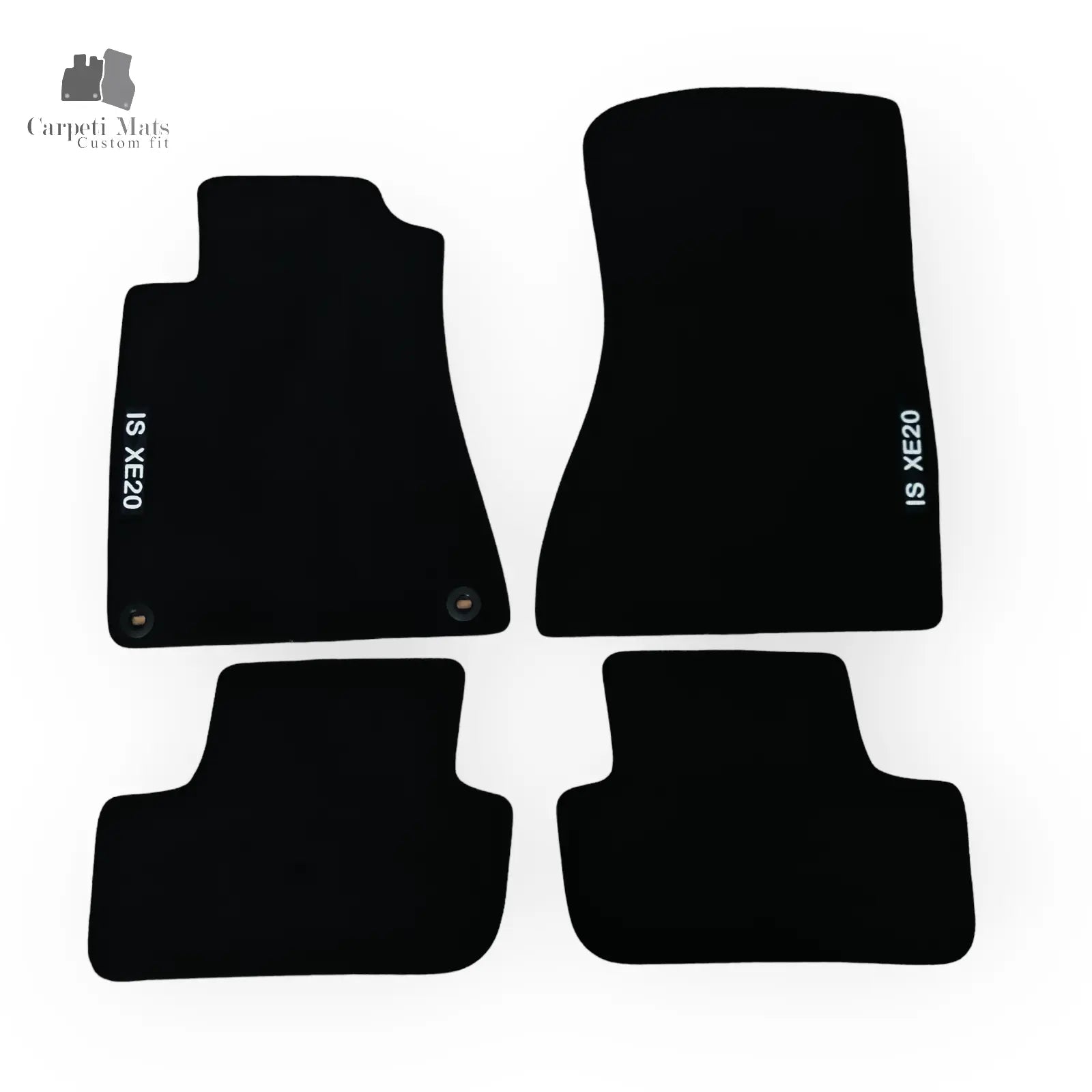 Carpet Car Floor Mats Velour for LEXUS IS XE20 2005-2013-logo Car Floor Mats Velour CarpetiMats