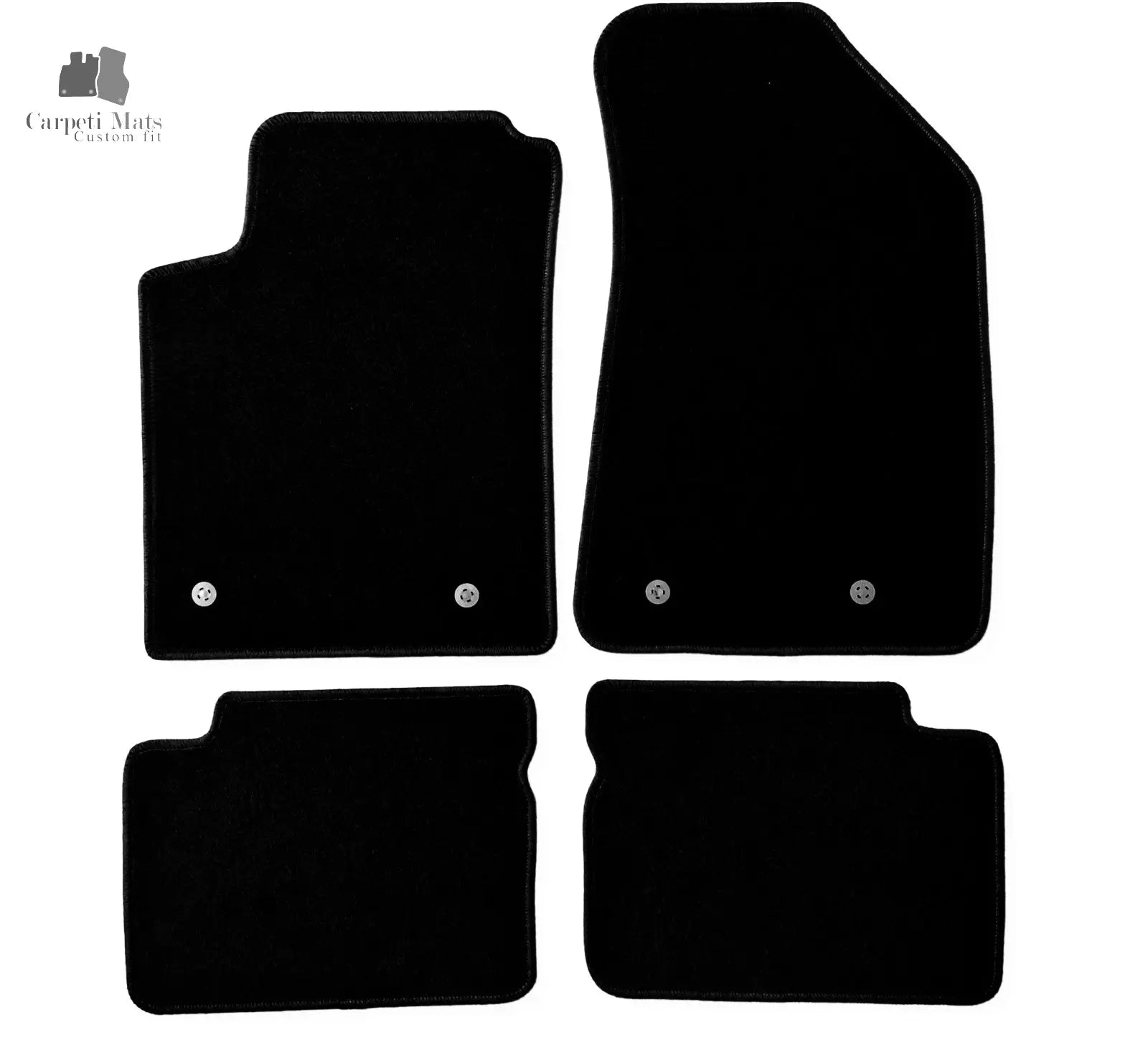 Carpet Car Floor Mats Velour for Lancia Delta 09.2009-05.2014-no logo Car Floor Mats Velour CarpetiMats