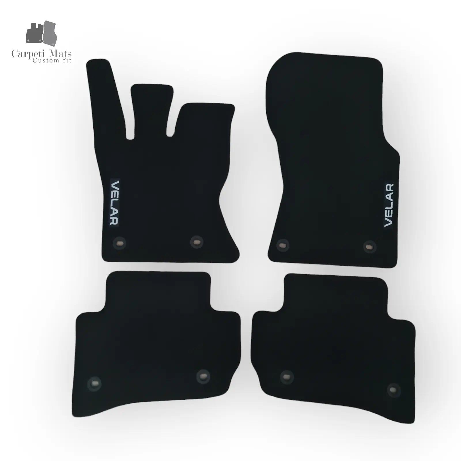 Carpet Car Floor Mats Velour for Land Range Rover Velar 2017->logo Car Floor Mats Velour CarpetiMats