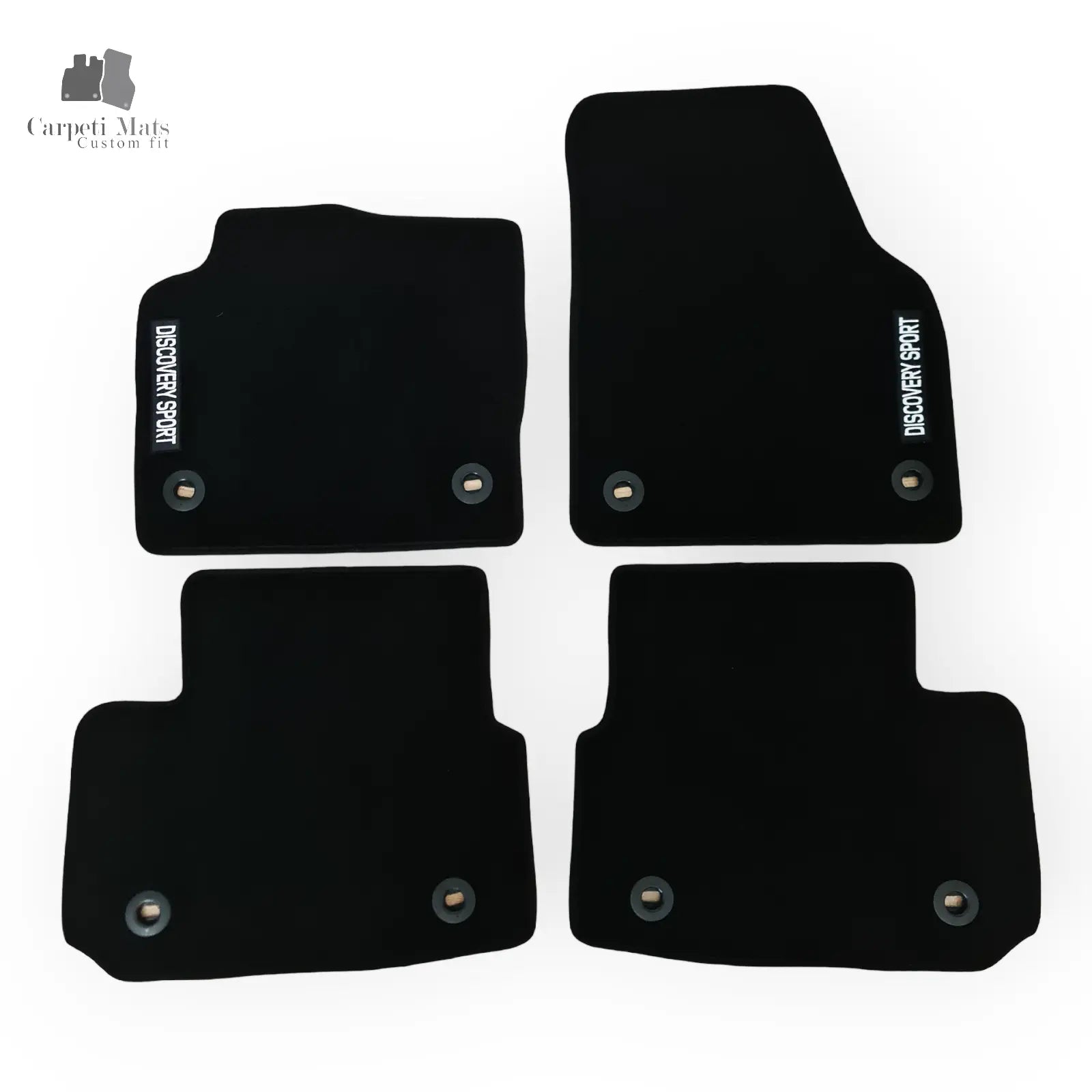 Carpet Car Floor Mats Velour for Land Rover Discovery Sport 2014-2019- logo Car Floor Mats Velour CarpetiMats