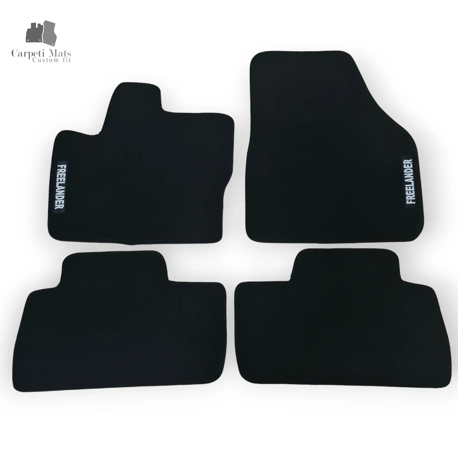 Carpet Car Floor Mats Velour for Land Rover Freelander 2006-2014- logo Car Floor Mats Velour CarpetiMats
