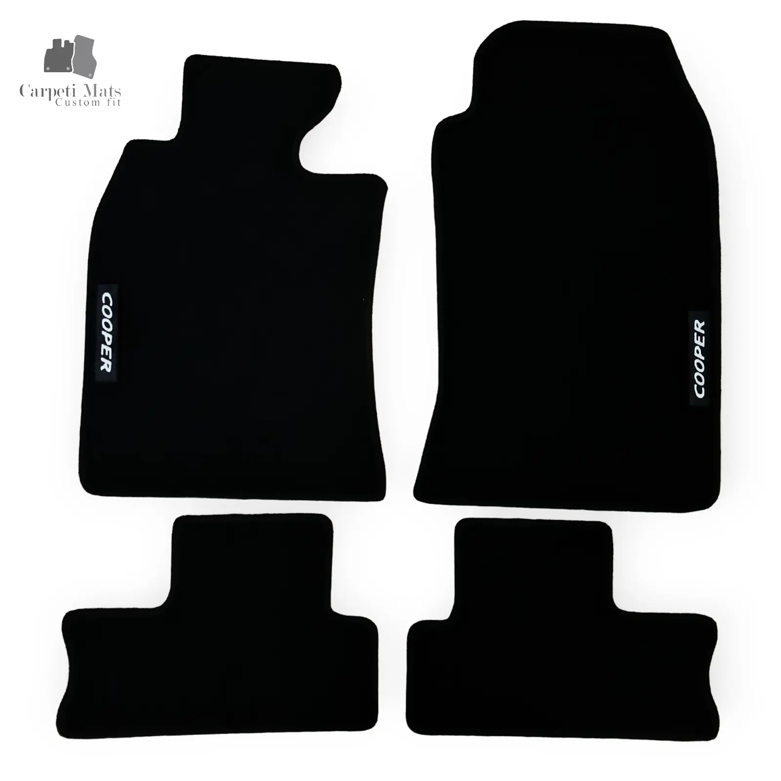 Carpet Car Floor Mats Velour for MINI COOPER ONE 2000-2006 R50-logo Car Floor Mats Velour CarpetiMats