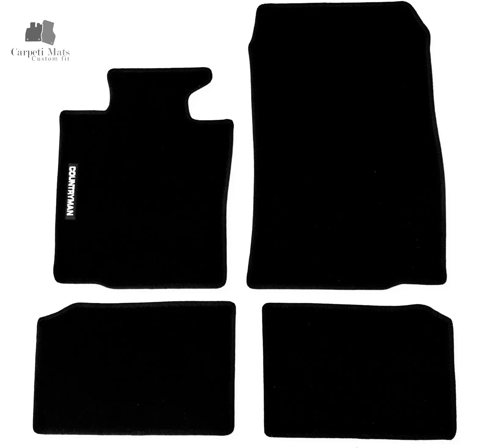 Carpet Car Floor Mats Velour for MINI COUNTRYMAN 2010-2016-LOGO Car Floor Mats Velour CarpetiMats
